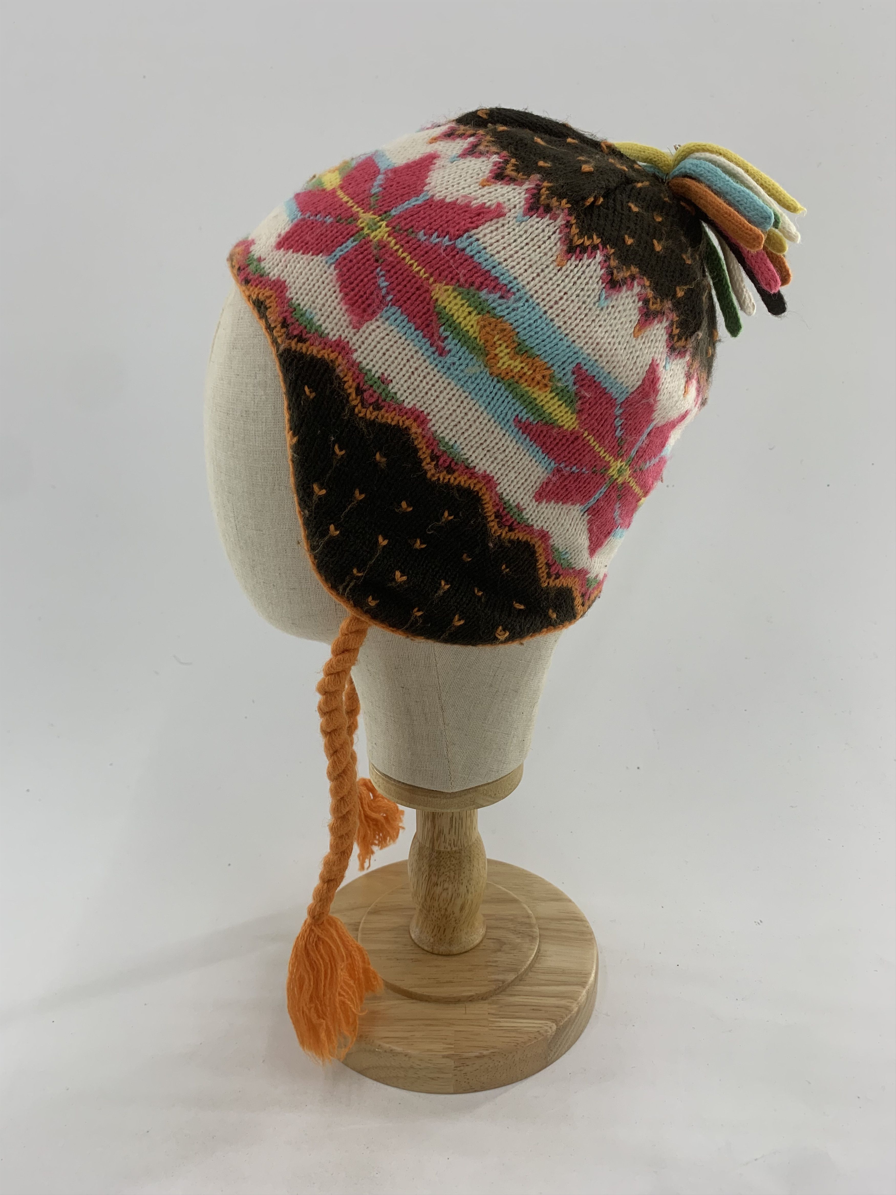 Handmade × Vintage Ohoo Earflap Beanie Hat Snowcap Size ONE SIZE - 1 Thumbnail