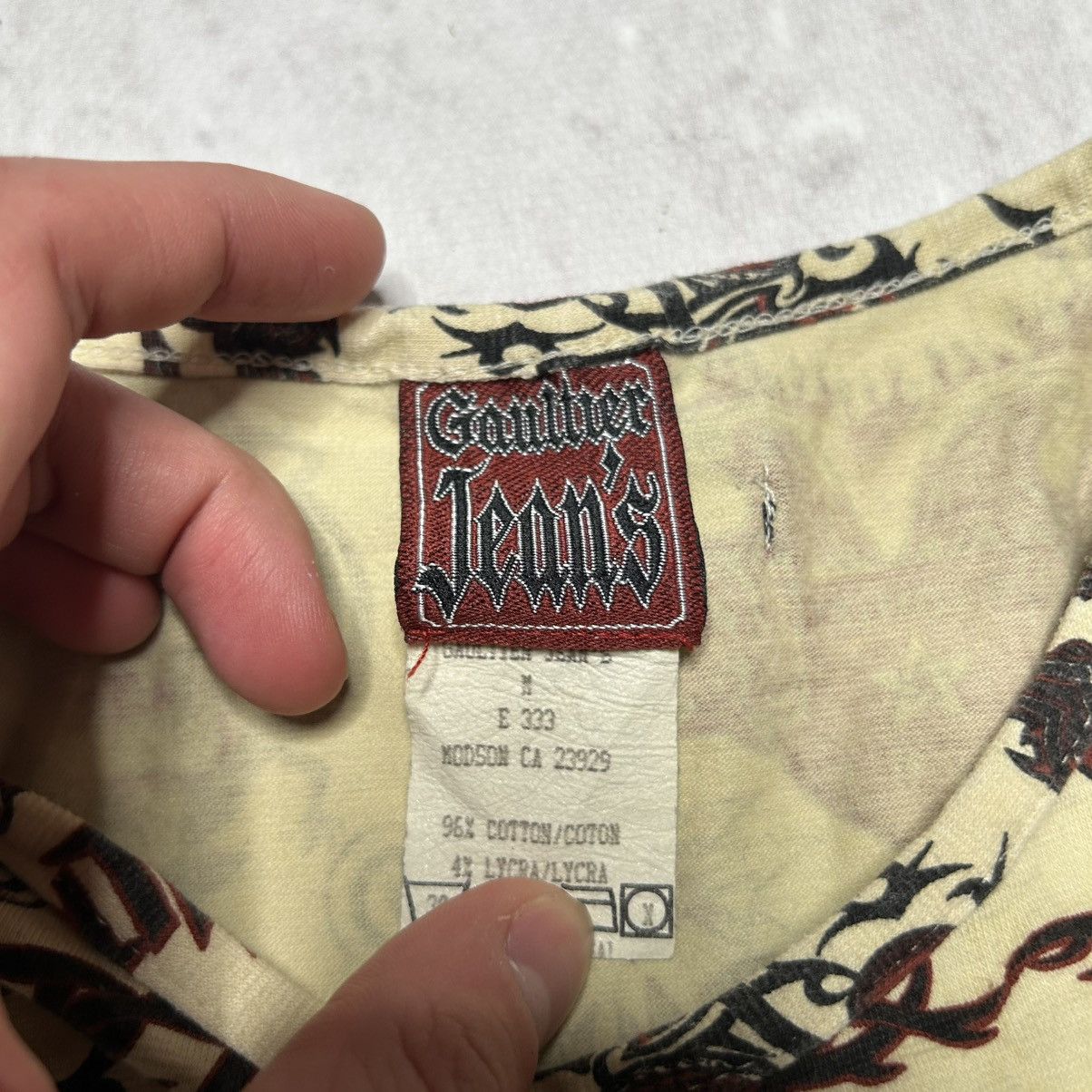 Jean Paul Gaultier Jean paul gaultier 90s vintage dragons tattoo t shirt Size US M / EU 48-50 / 2 - 3 Thumbnail
