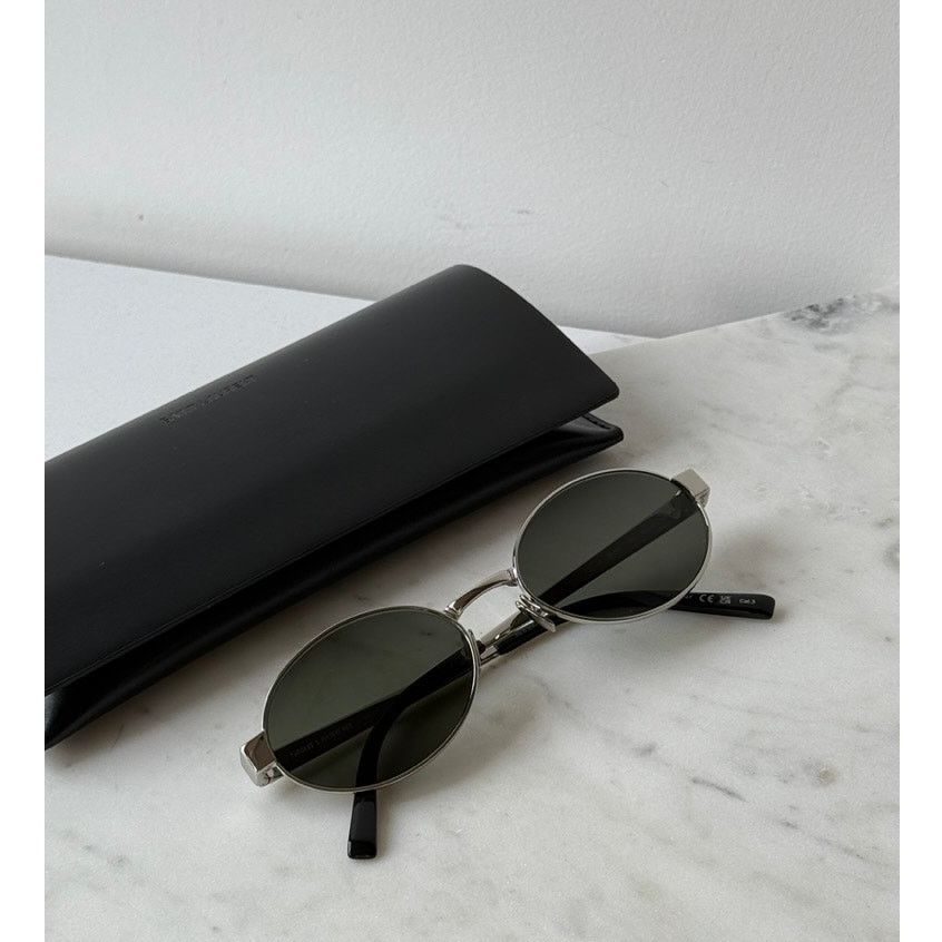 Saint Laurent Paris NEW Saint Laurent SL692 Oval Metal  display picture 1