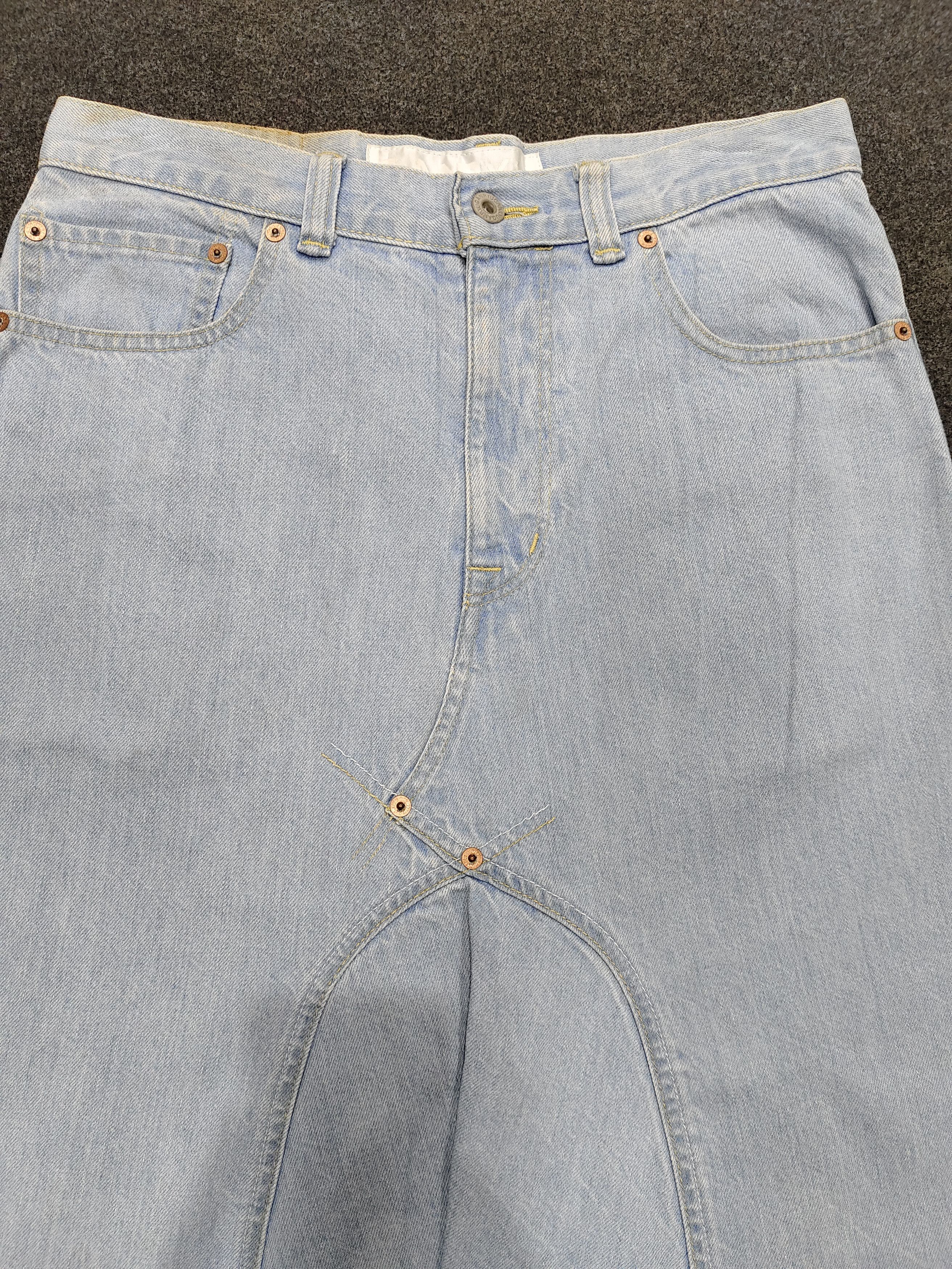 Comme des Garcons 🇯🇵 Ganryu 🇯🇵 Comme Des Garcons Drop Crotch Cropped Jeans Size US 30 / EU 46 - 2 Thumbnail