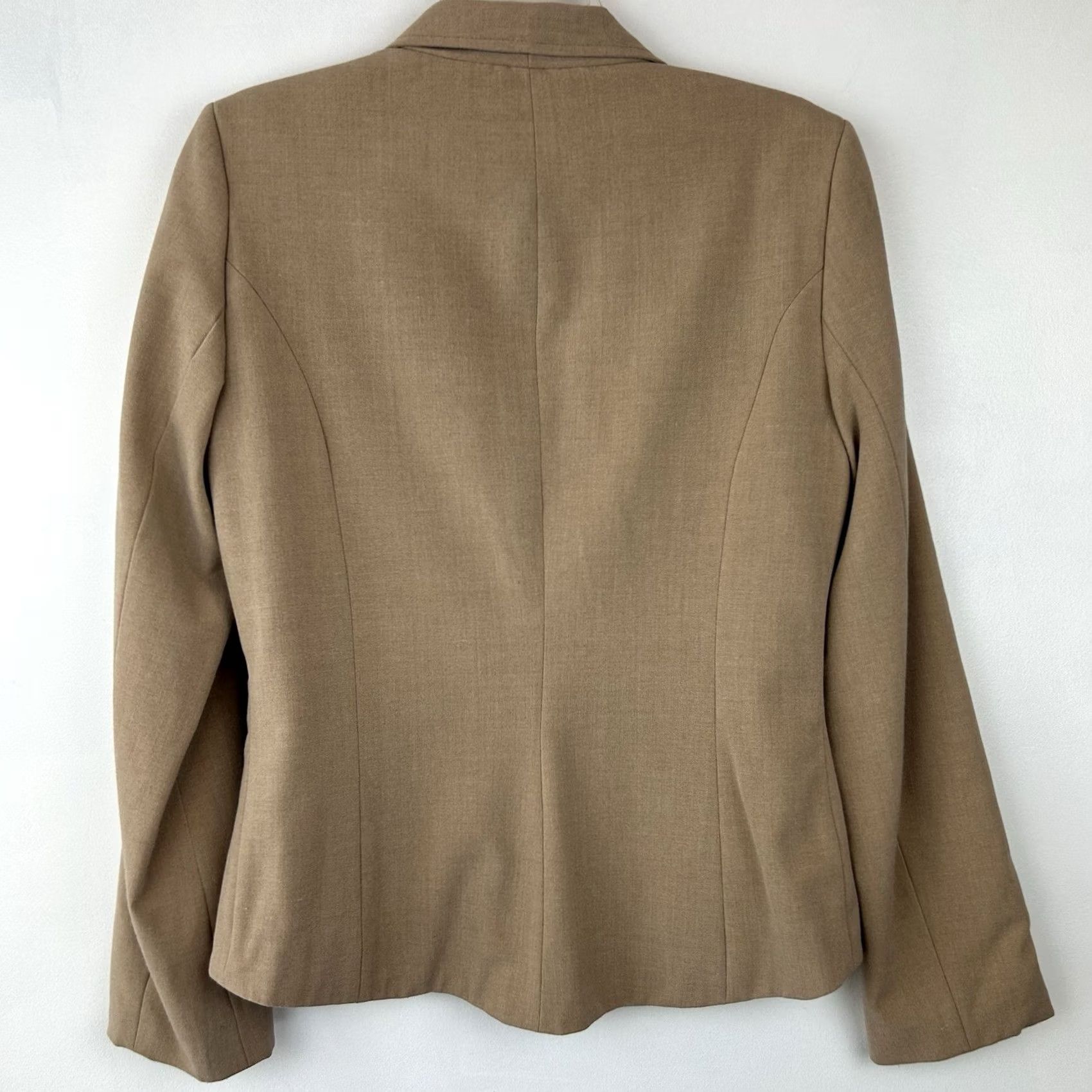 Vintage Jules Leopold Blazer Women PS Beige Button Short Sleeve Per Pes Petite Regular Basic Jacket Vintage No 70s Size S / US 4 / IT 40 - 2 Thumbnail