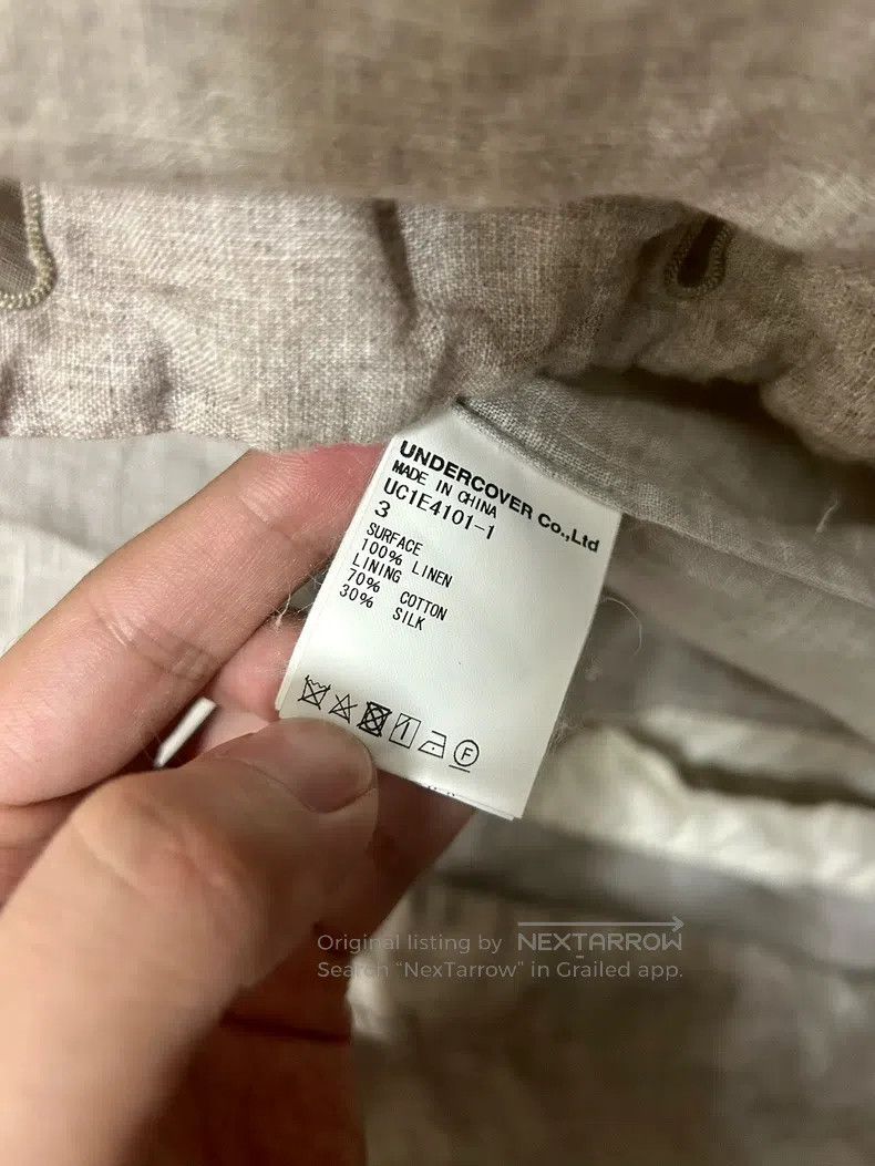 Undercover Undercover 25ss Spring/Summer Linen Jacket Size US L / EU 52-54 / 3 - 4 Thumbnail