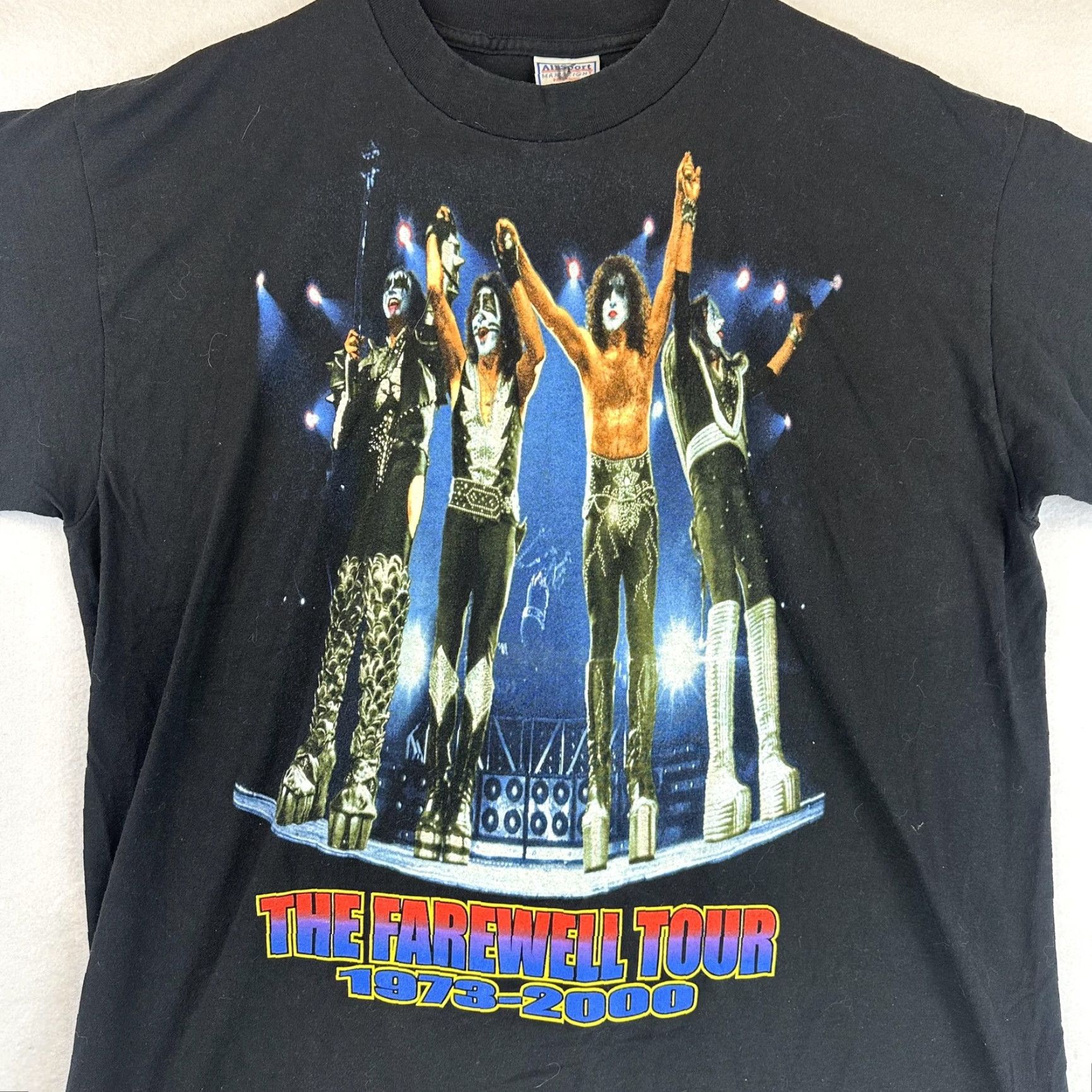 Vintage Vintage KISS Farewell Tour Shirt Mens 2XL Black 2000s Concert Rock Glam Graphic Tee Size US XXL / EU 58 / 5 - 2 Thumbnail