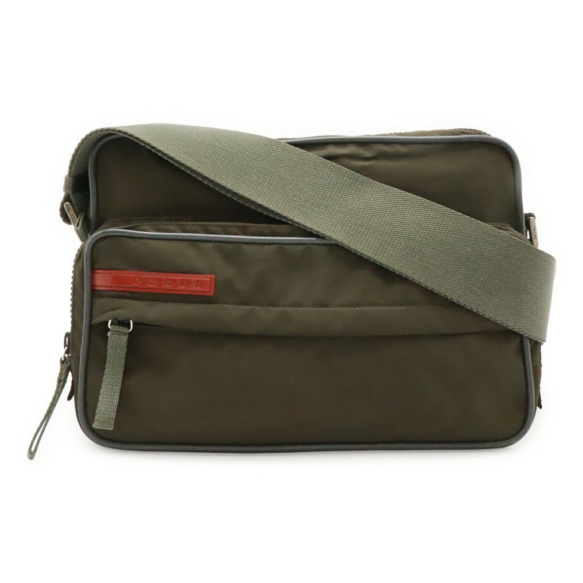 Prada Prada Prada Nylon Shoulder Bag Textile Shoulder Bag 4VA122 DUTY FREE for USA Size ONE SIZE - 1 Thumbnail