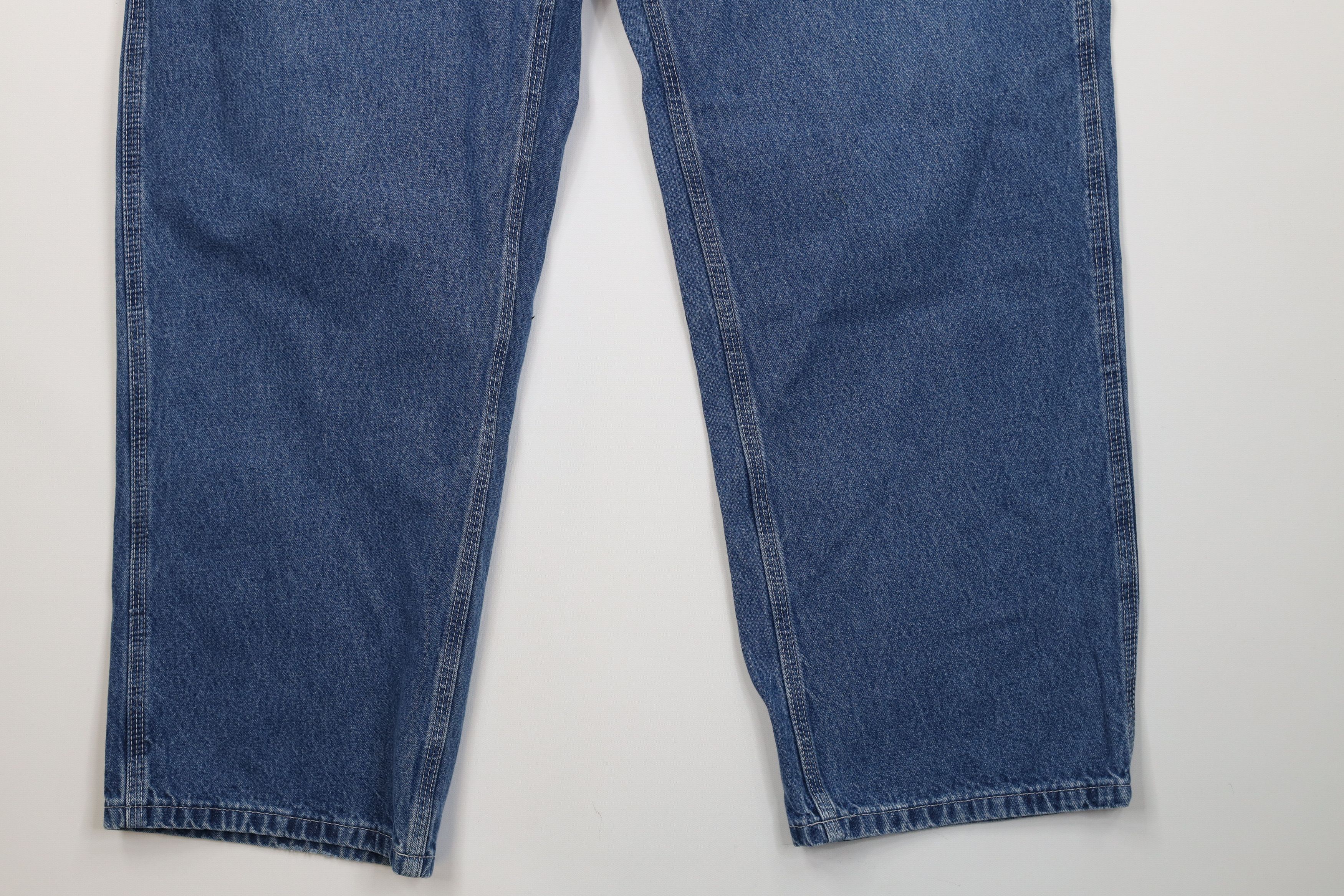 Carhartt Vintage Y2K Carhartt Wide Leg Dungaree Denim Jeans Cotton Size US 38 / EU 54 - 5 Thumbnail