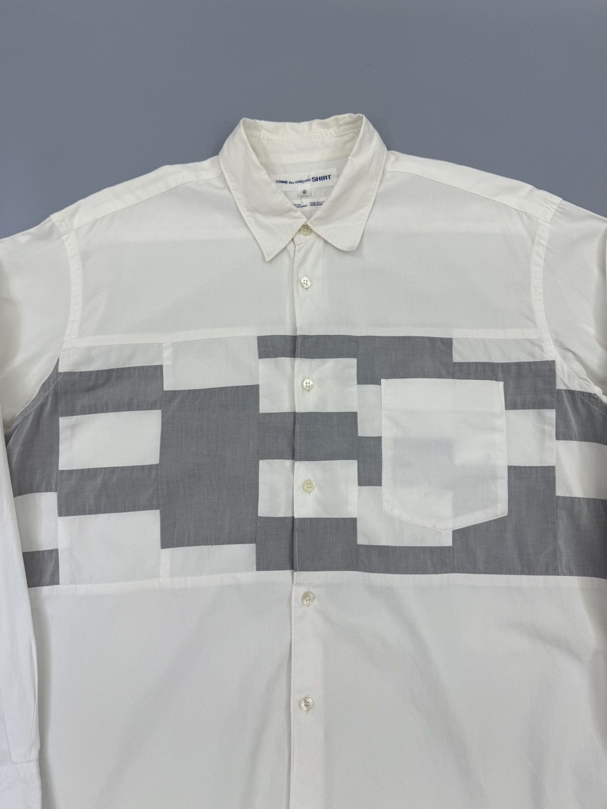 Comme des Garcons SHIRT 🔥Archive🔥 90s Comme des Garcons SHIRT Patchwork Baggy Shirt Size US S / EU 44-46 / 1 - 2 Thumbnail
