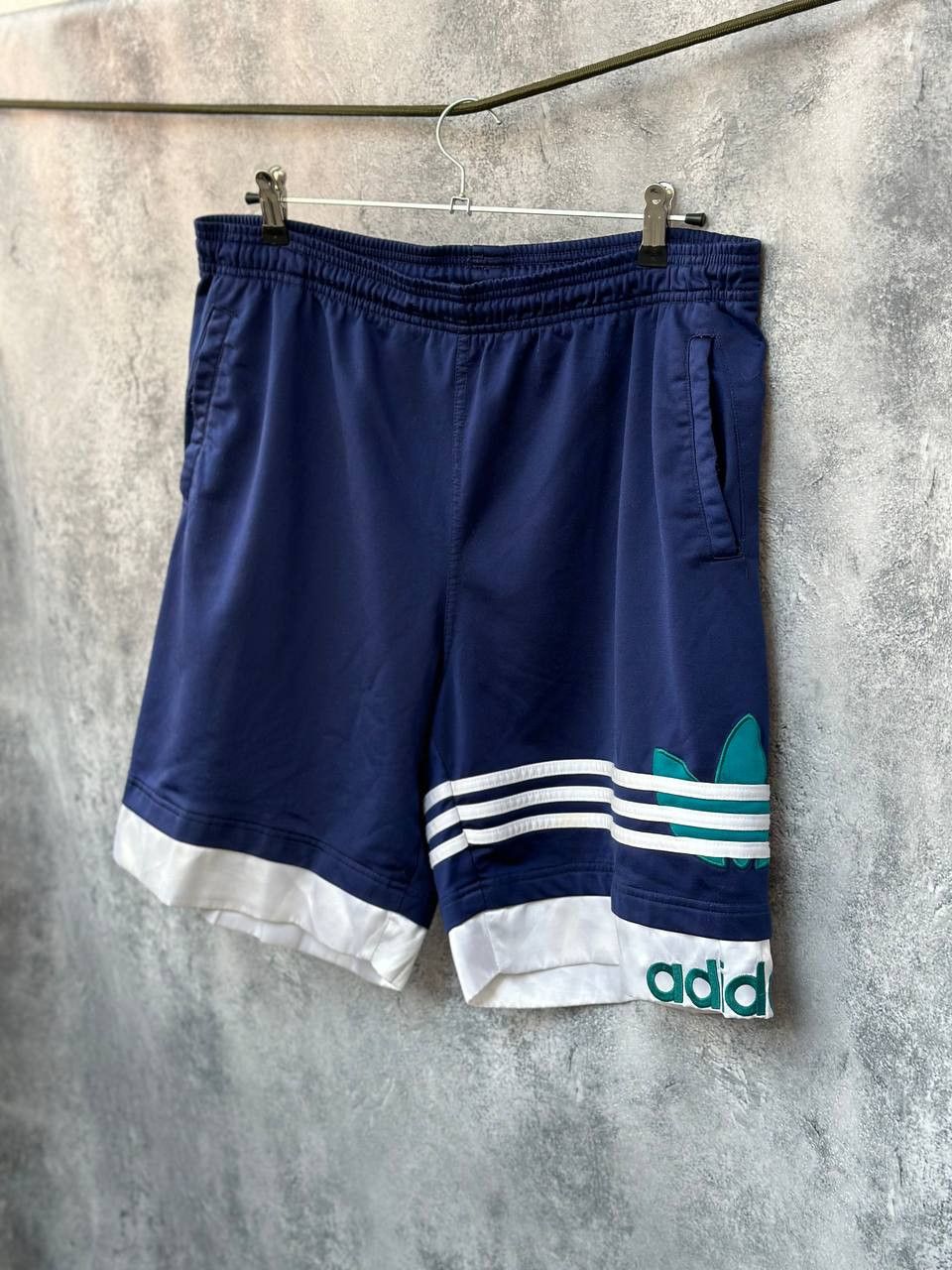 Adidas × Vintage Adidas Vintage Retro Trefoil Shorts 90s 3-Stripes Size US 40 / EU 56 - 1 Thumbnail