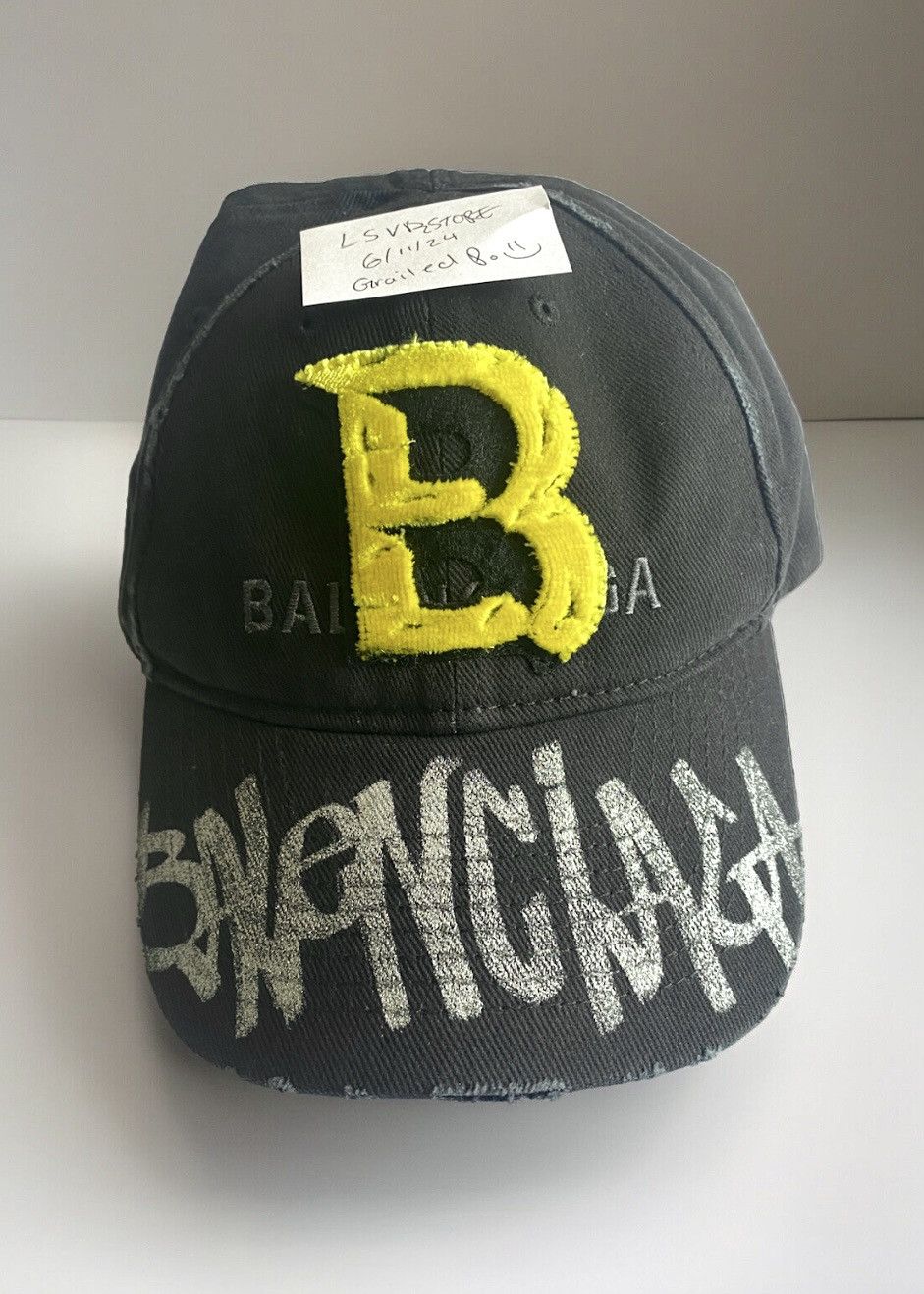 Balenciaga Balenciaga ATELIER LIMITED Upcycled Cap Black