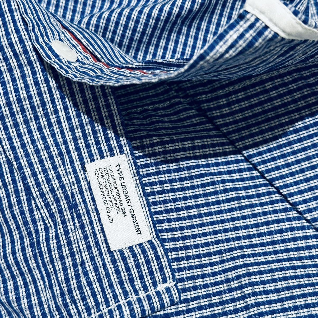 Neighborhood neighborhood blue checker shirt M with side pocket Size US M / EU 48-50 / 2 - 5 Thumbnail