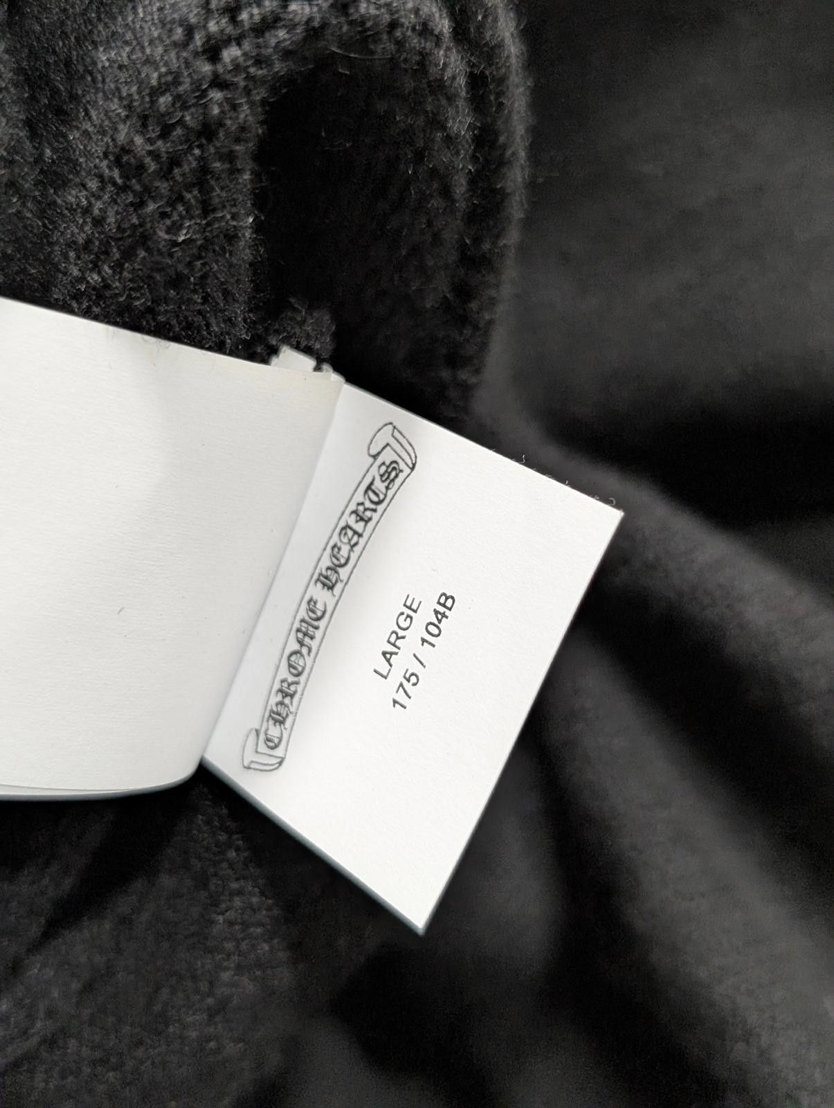 Chrome Hearts Chrome Triple Cross Leather Patch Black Cashmere Sweater Size US L / EU 52-54 / 3 - 7 Thumbnail