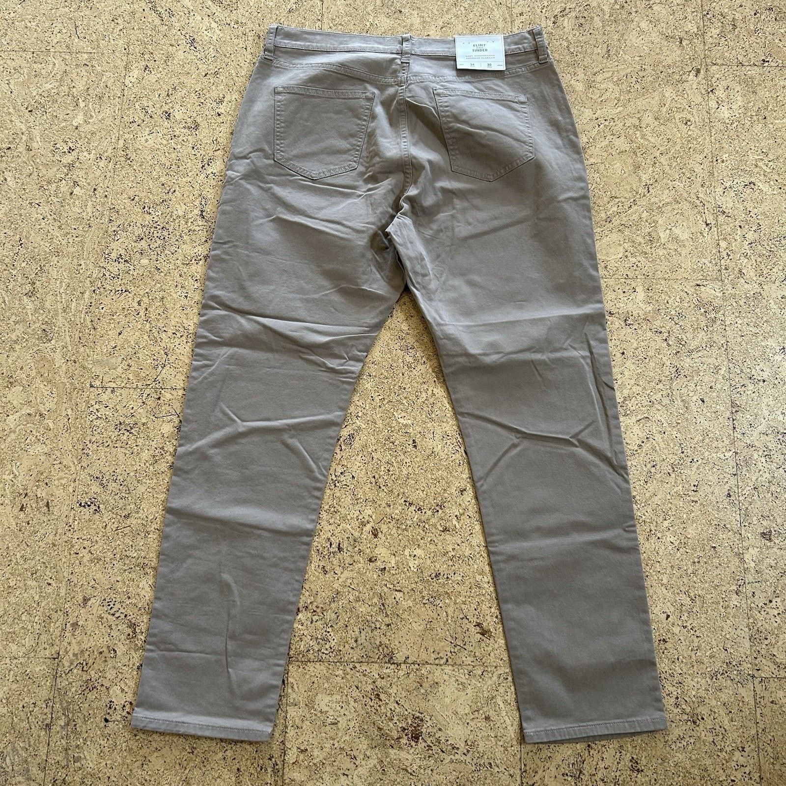 Flint And Tinder NEW 365 Tapered Fit Stretch Chino Pants 34x32 Size US 34 / EU 50 - 4 Thumbnail