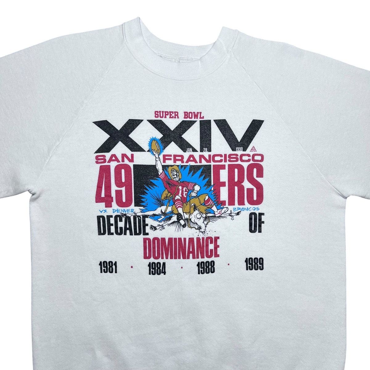 NFL Vtg 1989 NFL San Francisco 49ers Super Bowl XXIV Sweatshirt Size US L / EU 52-54 / 3 - 4 Thumbnail