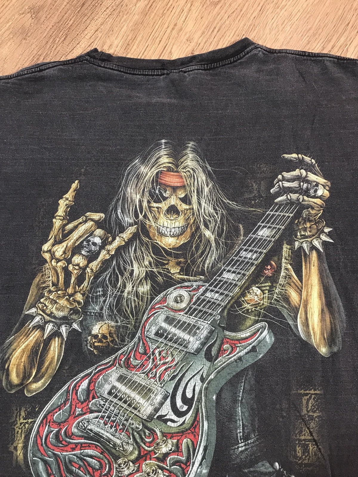 Vintage Vintage Rock Skull T Shirt Size US XL / EU 56 / 4 - 11 Thumbnail