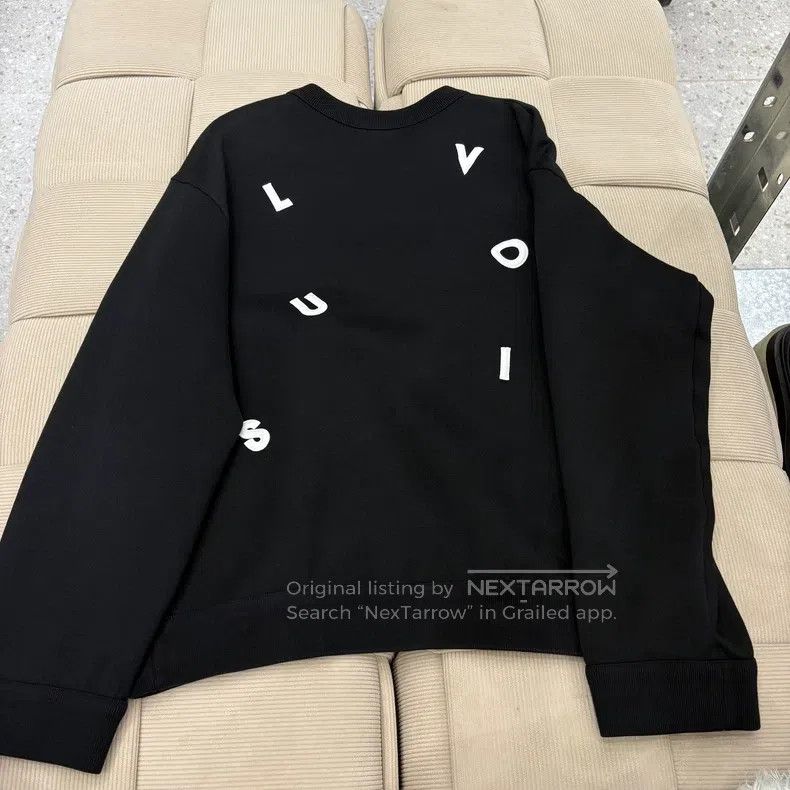 Louis Vuitton Louis Vuitton Black monogrammed sweatshirt Size US XXL / EU 58 / 5 - 1 Thumbnail