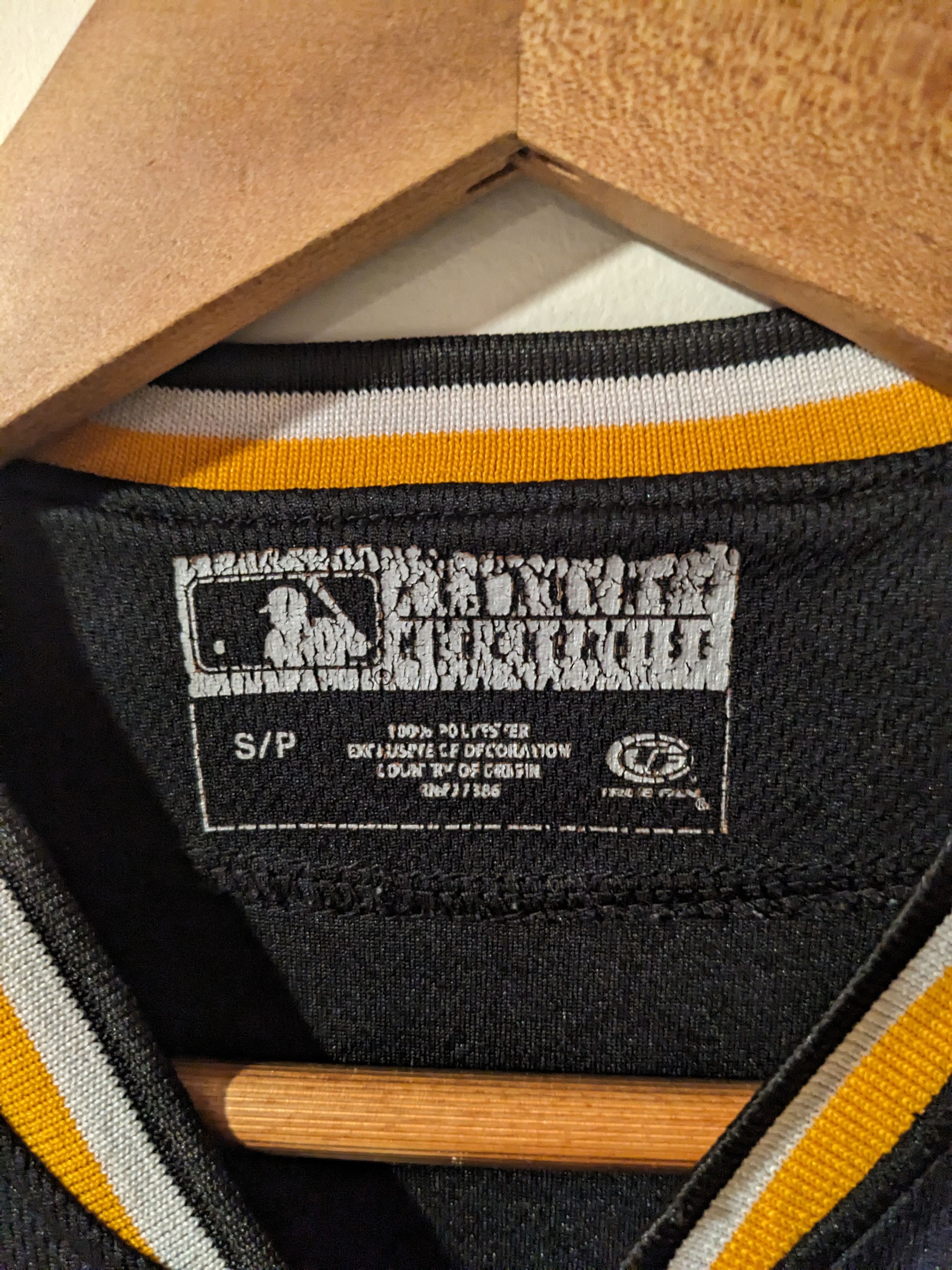 Vintage Pittsburgh Pirates Black Small TruFan Baseball Jersey Size US S / EU 44-46 / 1 - 4 Thumbnail