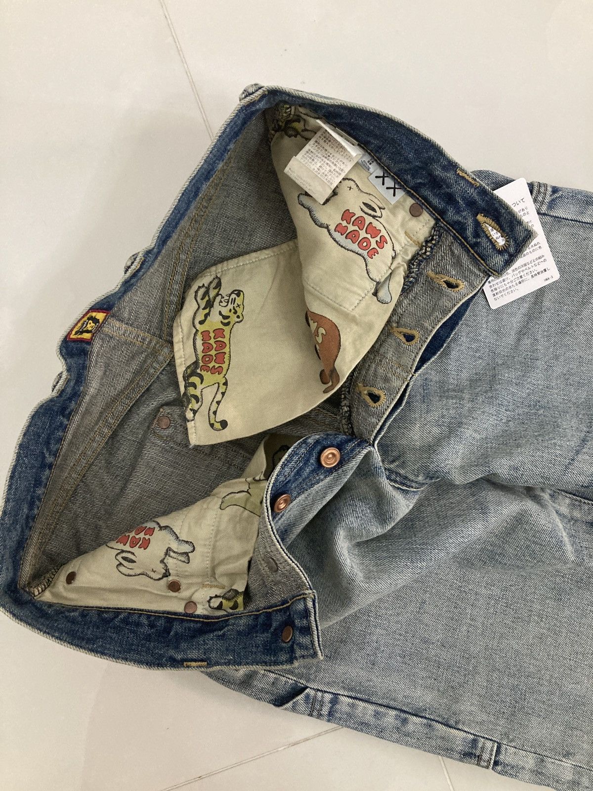 Human Made × Kaws HUMAN MADE x KAWS MADE DENIM JEANS Size US 28 / EU 44 - 5 Thumbnail