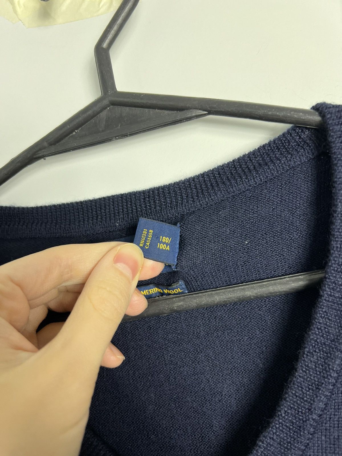 Polo Ralph Lauren × Ralph Lauren Sweater Polo Ralph Lauren 100% Washable Merino Wool Size US L / EU 52-54 / 3 - 3 Thumbnail
