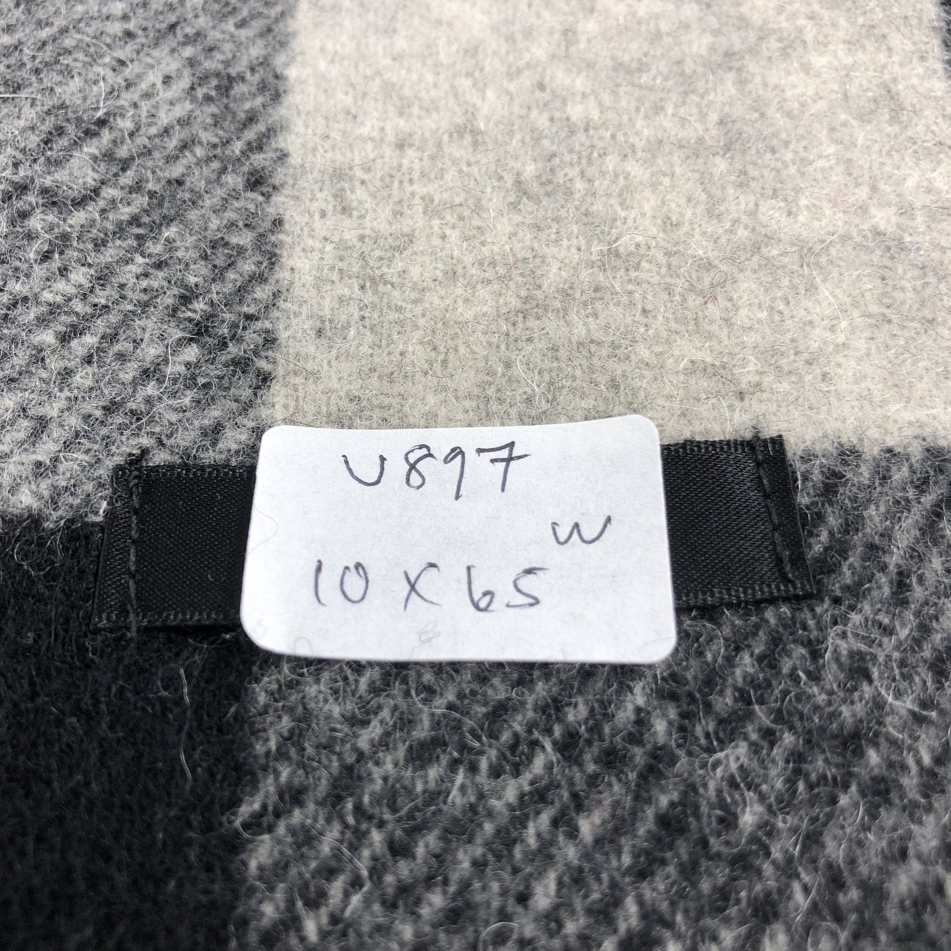 Mr. Junko Jun Men Tartan Double Sided Wool Scarf Muffler V897 Size ONE SIZE - 6 Thumbnail
