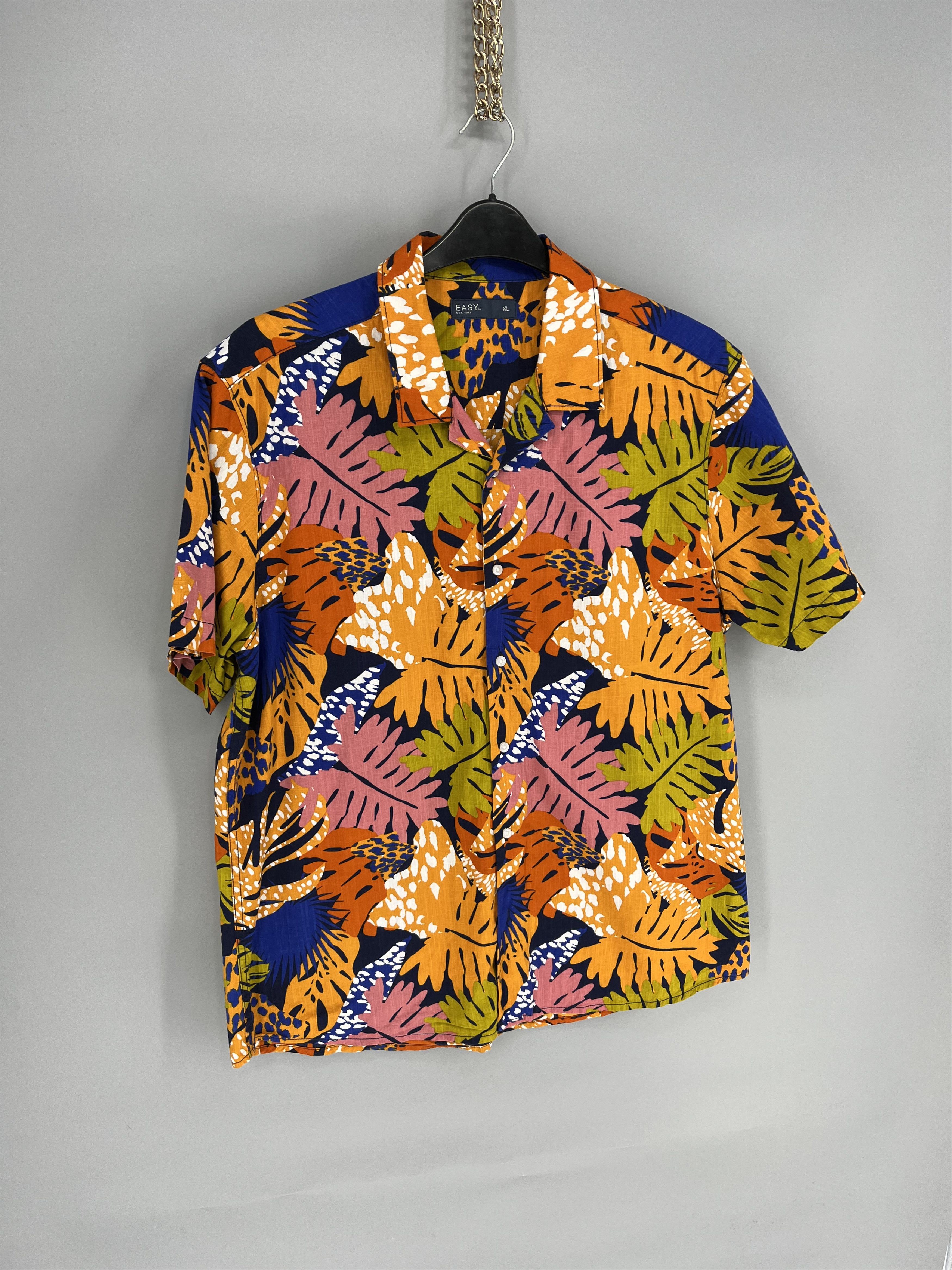Vintage Vintage Hawaiian Company Flower Silk Shirt Size US XL / EU 56 / 4 - 2 Thumbnail