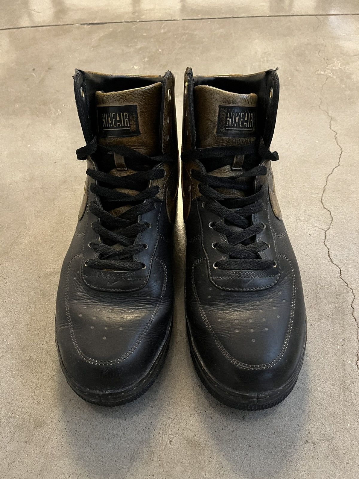 Nike × Pigalle Nike Pigalle Air Force 1 High Black Gold Size US 10 / EU 43 - 2 Thumbnail