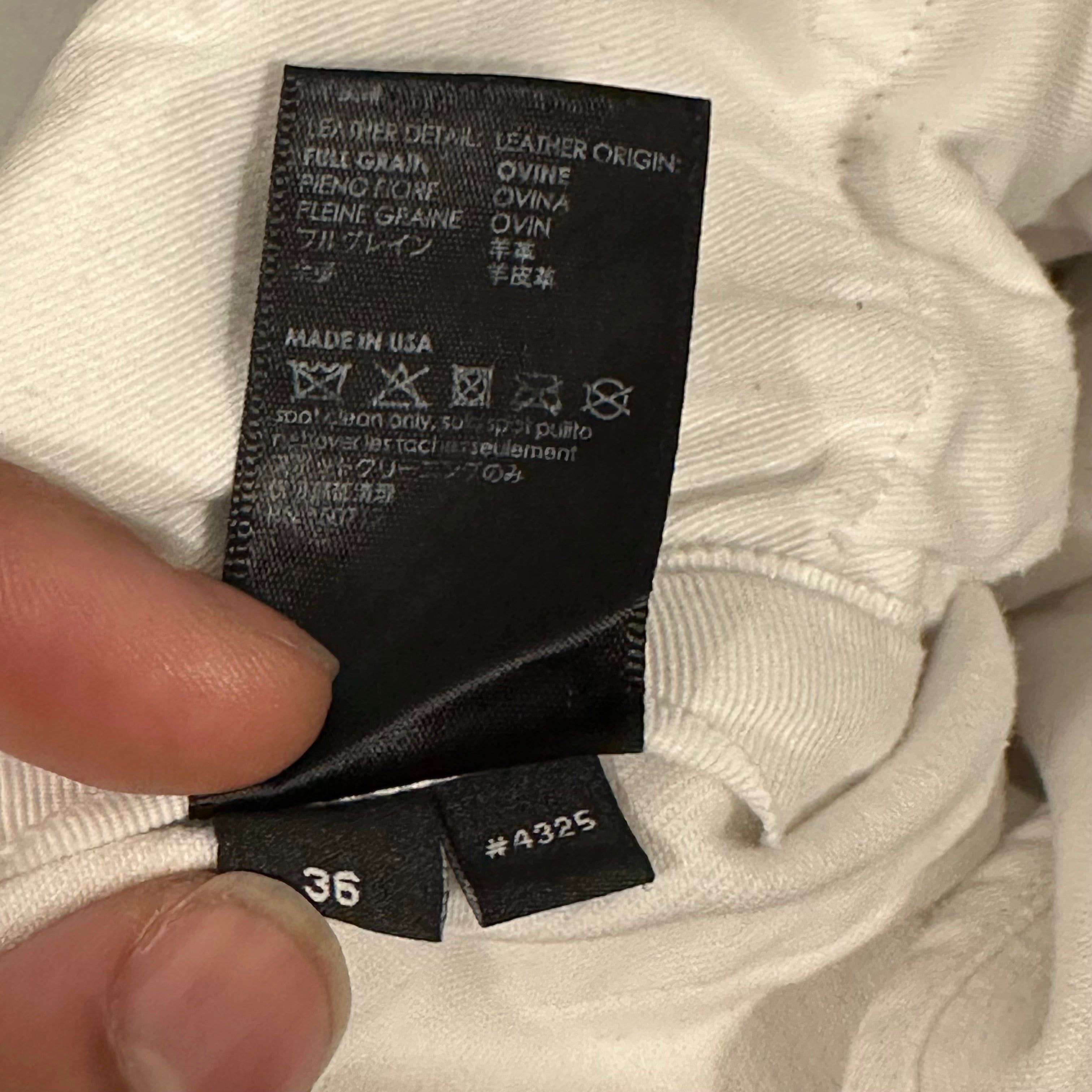 Amiri Amiri MX1 White Leather White Denim Jeans Sz 36 Size US 36 / EU 52 - 5 Thumbnail