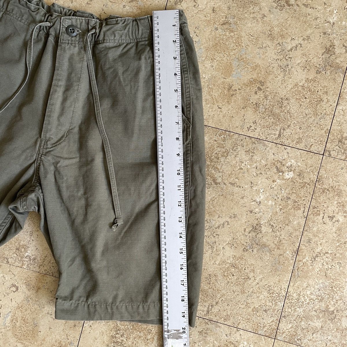 Orslow Orslow New Yorker Straight-Leg Ripstop Cotton Shorts Size US 29 - 7 Thumbnail