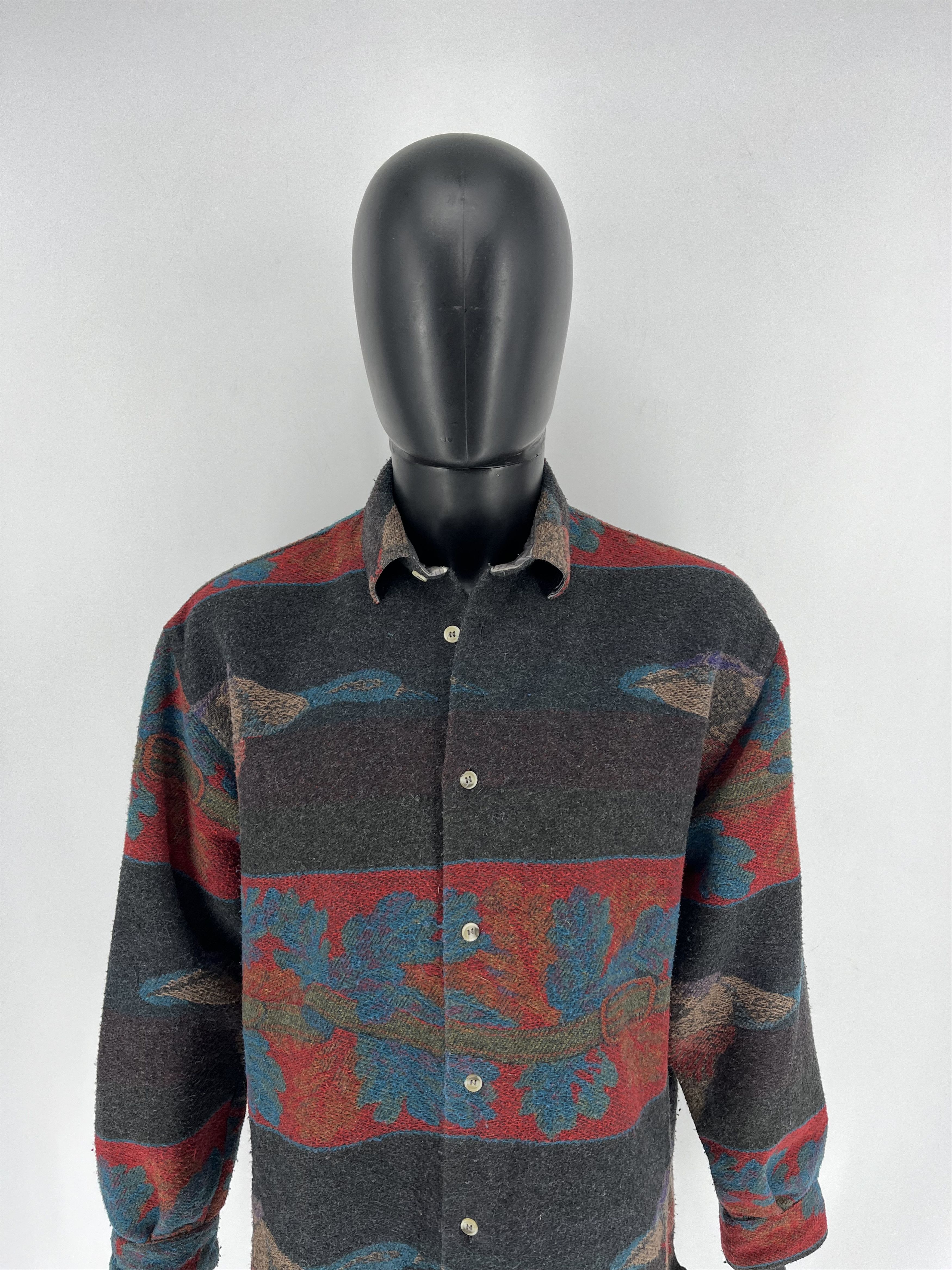 Sisley Vintage Sisley High Grade Western Wear Wool Blanket Jacket Size US M / EU 48-50 / 2 - 6 Thumbnail