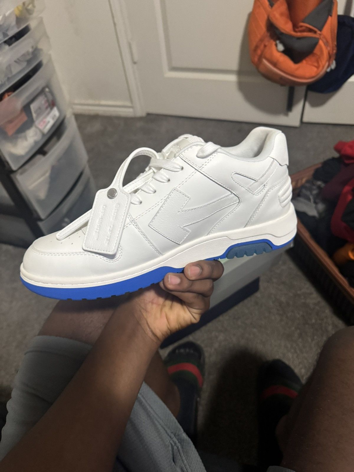 Off-White Off-White Out of Office 'For Walking - White Blue' Size US 10.5 / EU 43-44 - 12 Thumbnail
