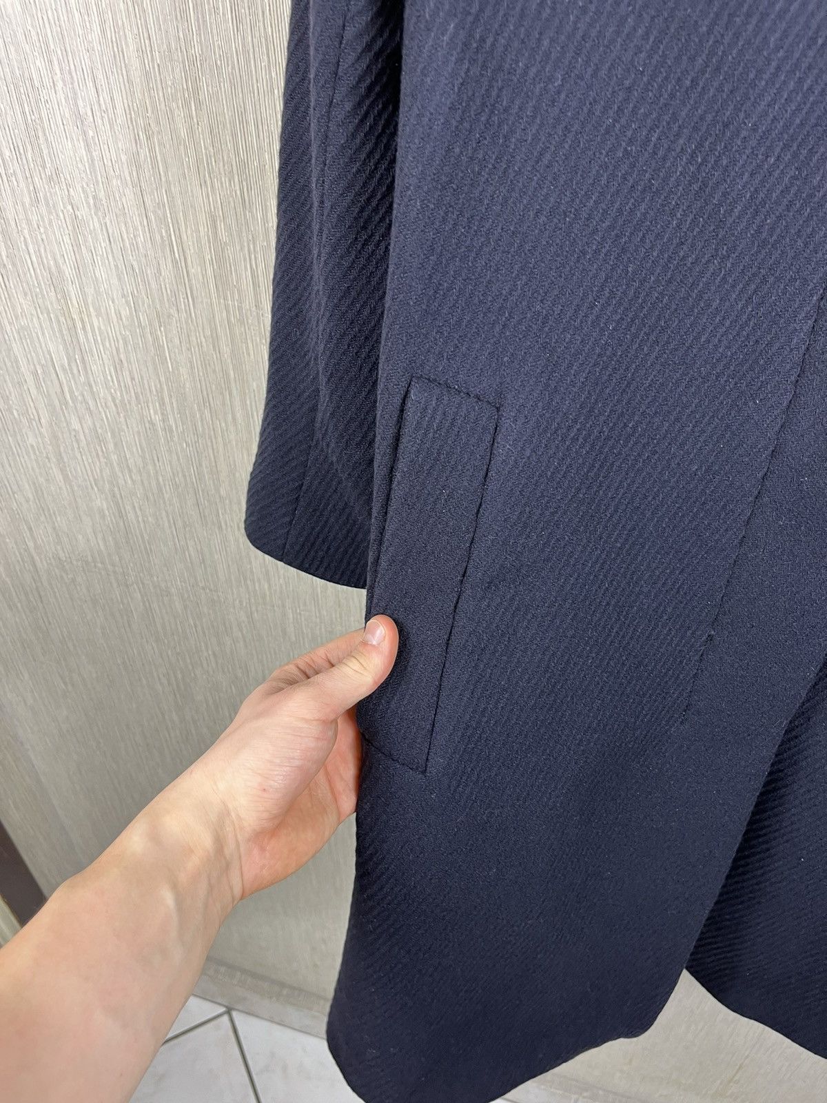Designer × Filippa K Filippa K AW16 Iza wool belt coat navy designer Size M / US 6-8 / IT 42-44 - 16 Thumbnail