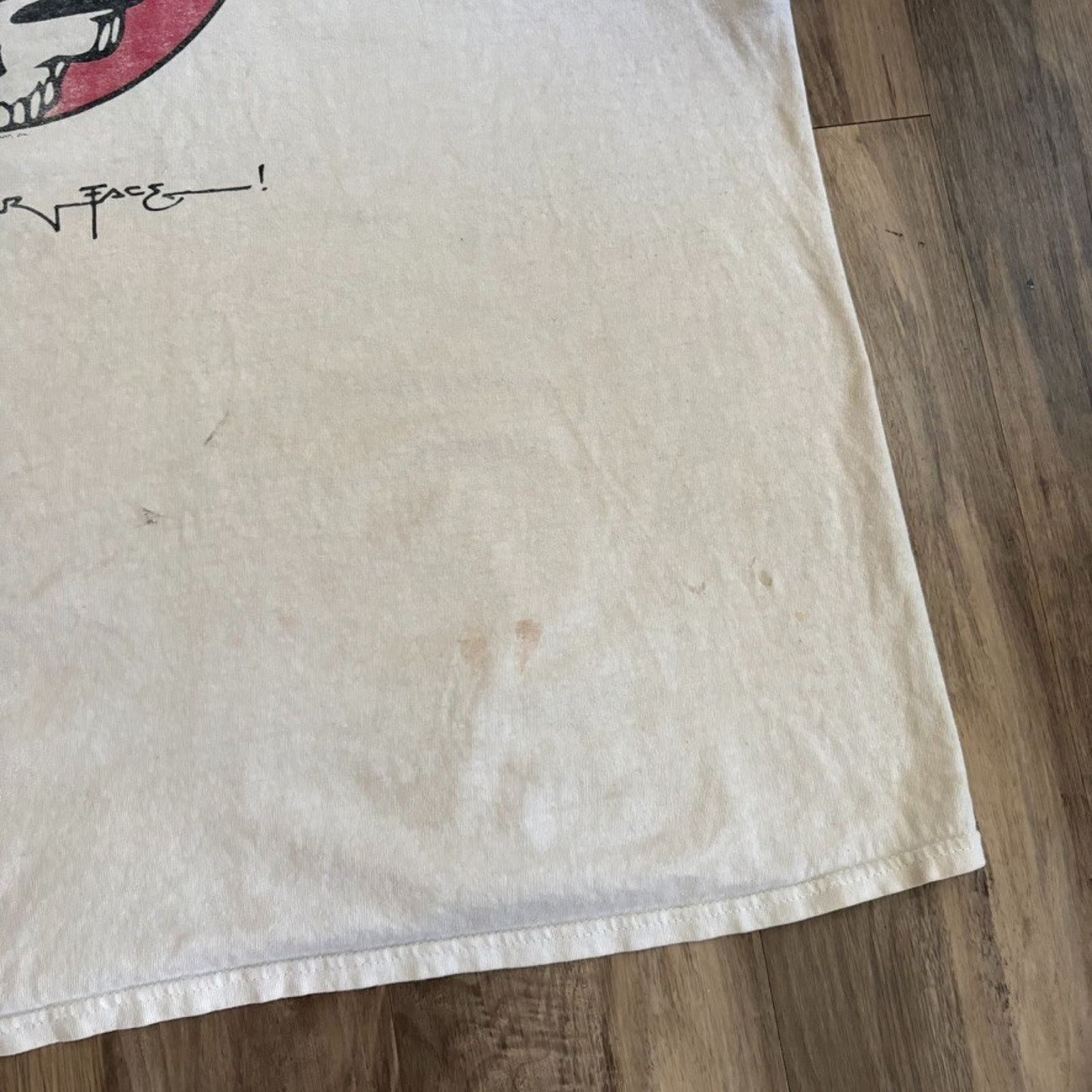 Grateful Dead × Vintage Vintage Grateful Dead T-Shirt Men's Size 2XL White Ringer Size US XXL / EU 58 / 5 - 6 Thumbnail