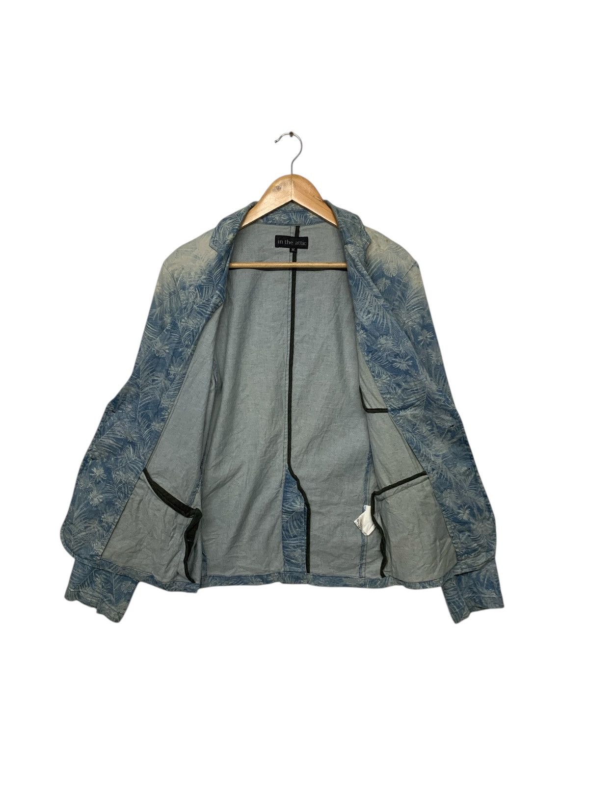 Designer × In The Attic × Japanese Brand Rare In The Attic Jungle Motif Blazer Button Down Size M / US 6-8 / IT 42-44 - 3 Thumbnail