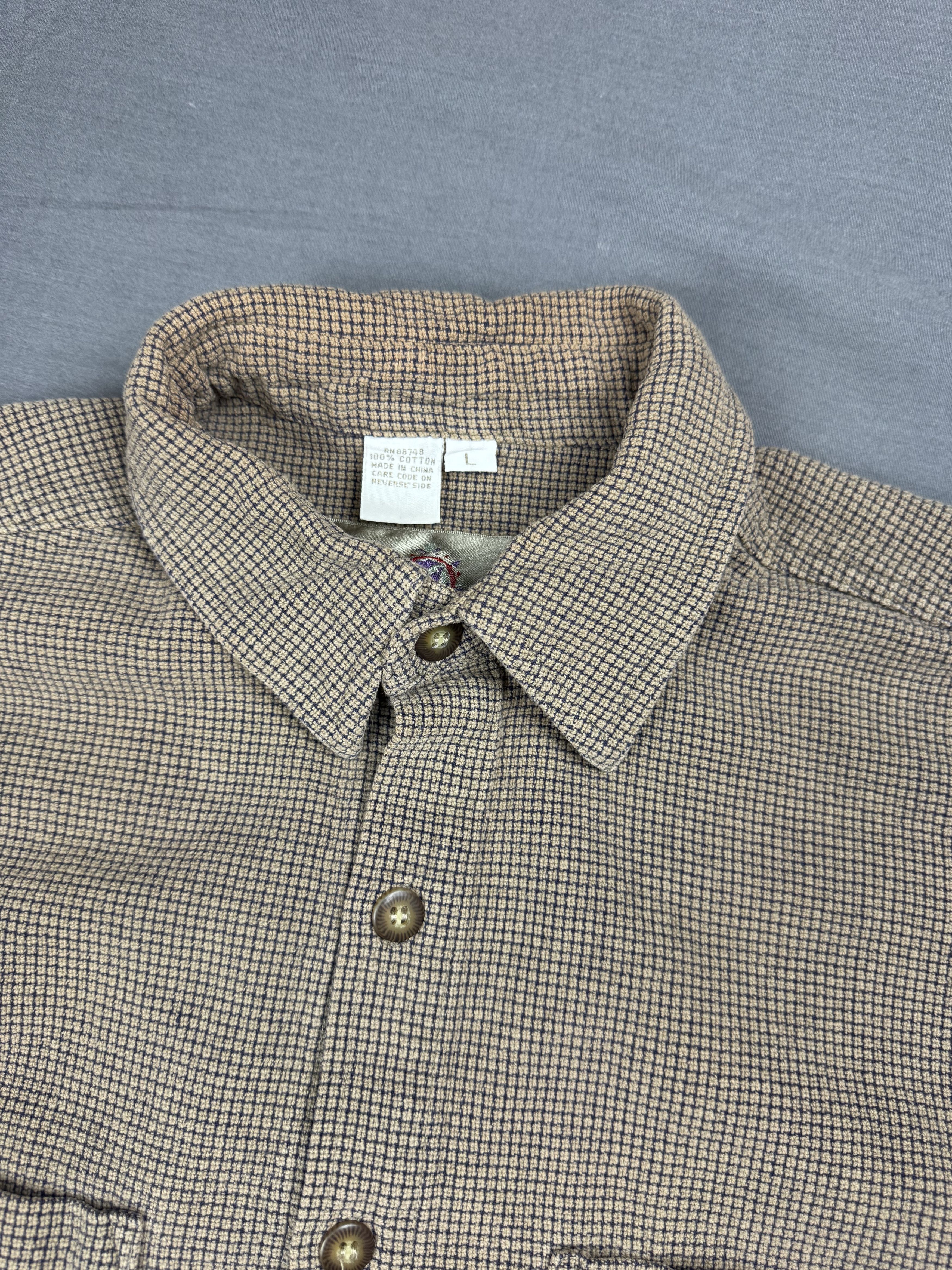 The Territory Ahead The Territory Ahead Textured Button-Up Preppy L/S Shirt Size US L / EU 52-54 / 3 - 3 Thumbnail