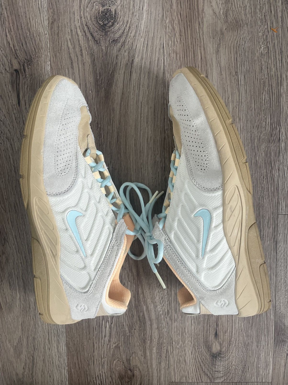 Nike SB Men Size 11.5 Nike Sb Vertebrae Te Coconut Milk-Jade Shoes Size US 11.5 / EU 44-45 - 2 Thumbnail