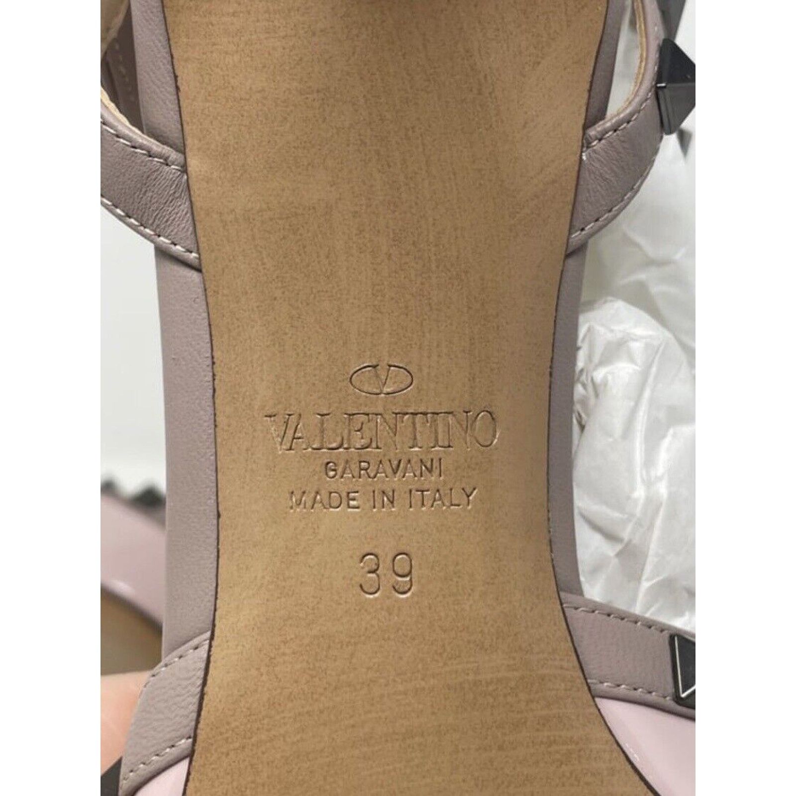 Valentino Valentino Garavani Rockstud Sandals Heels 65MM Size 39 Size US 8 / IT 38 - 9 Thumbnail