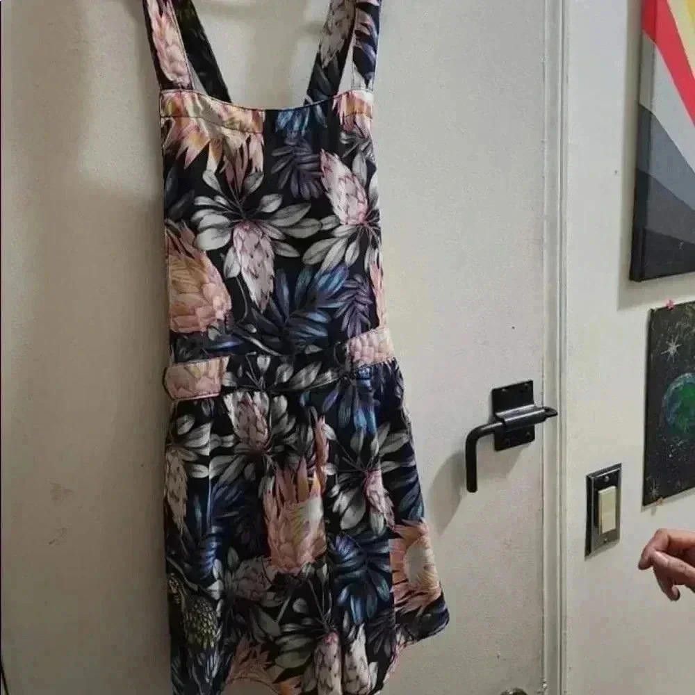 Divided Floral suspenders Size 26" / US 2 / IT 38 - 2 Thumbnail