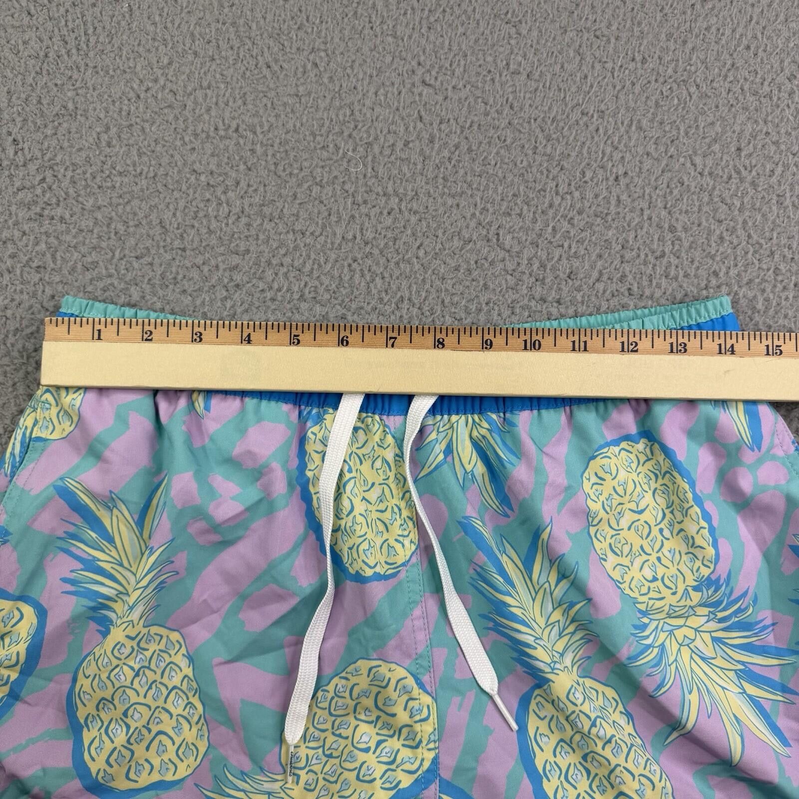 Chubbies Chubbies Pineapple Swim Trunks Men's M (29x5.5) Lined Size US 32 / EU 48 - 3 Thumbnail