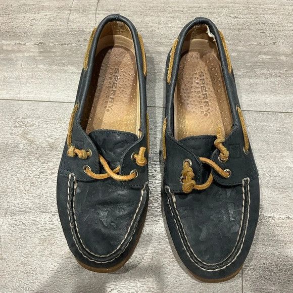 Sperry Sperry Navy Blue Top Sider Shoes Size US 6 / IT 36 - 2 Thumbnail