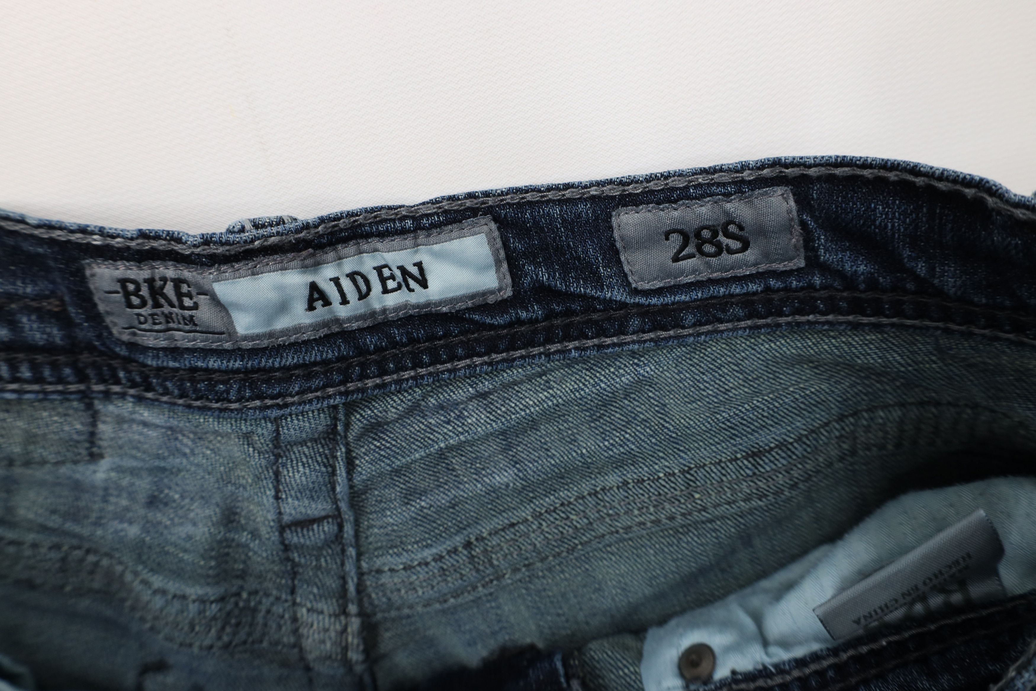 Vintage Buckle BKE Stitch Aiden Bootcut Denim Jeans Blue Stretch Size US 28 / EU 44 - 8 Thumbnail