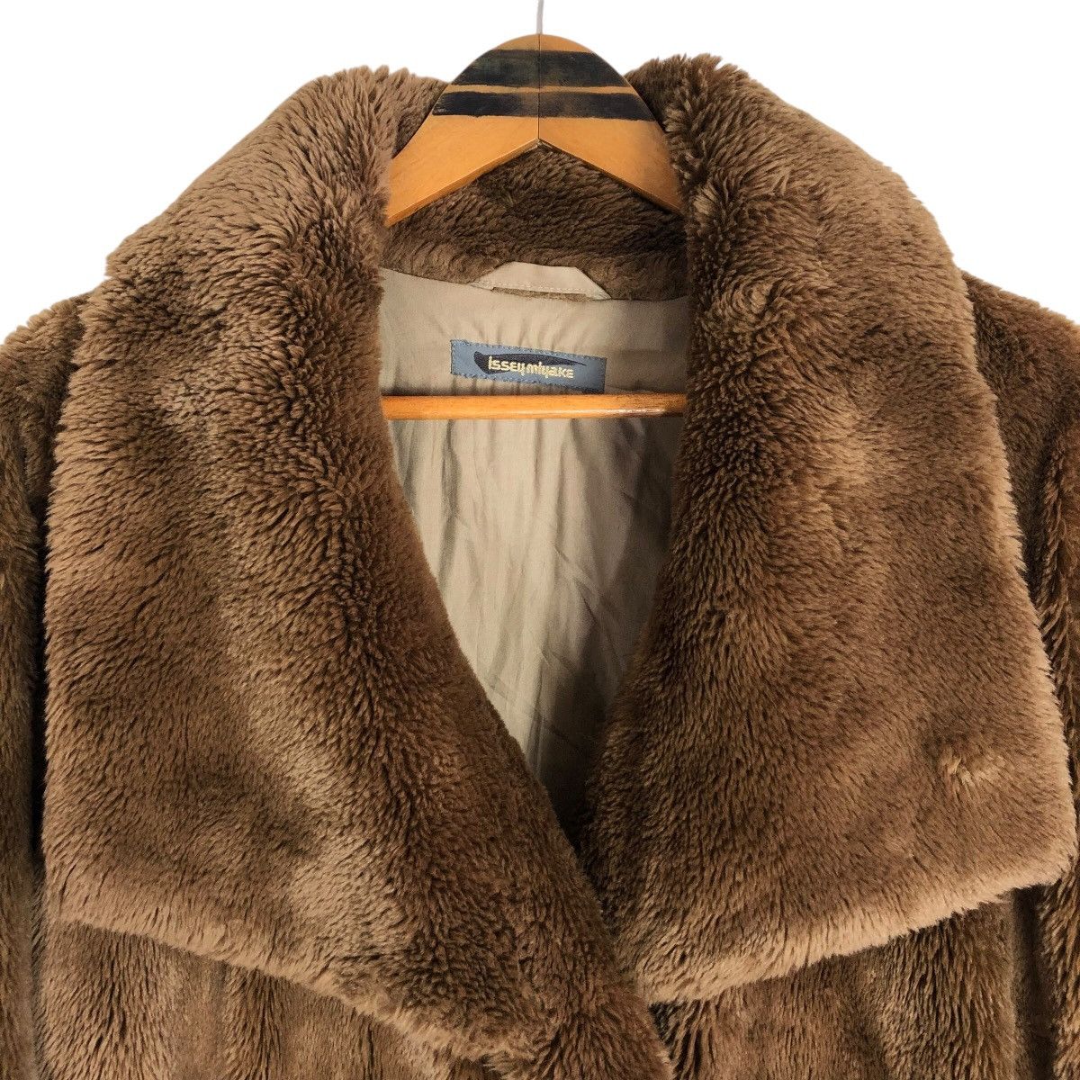 Issey Miyake Vintage 80s Issey Miyake Faux Fur Coat Size M / US 6-8 / IT 42-44 - 6 Thumbnail