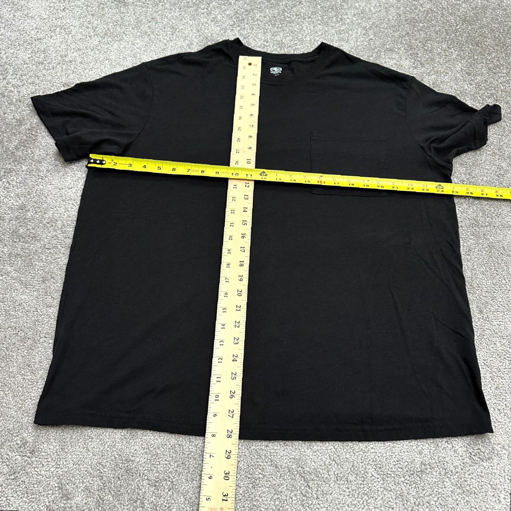 Athletic Works Athletic Works T-Shirt Basic Tee Mens 2XL Black Short Sleeve Crew Neck Casual Top Size US XXL / EU 58 / 5 - 6 Thumbnail