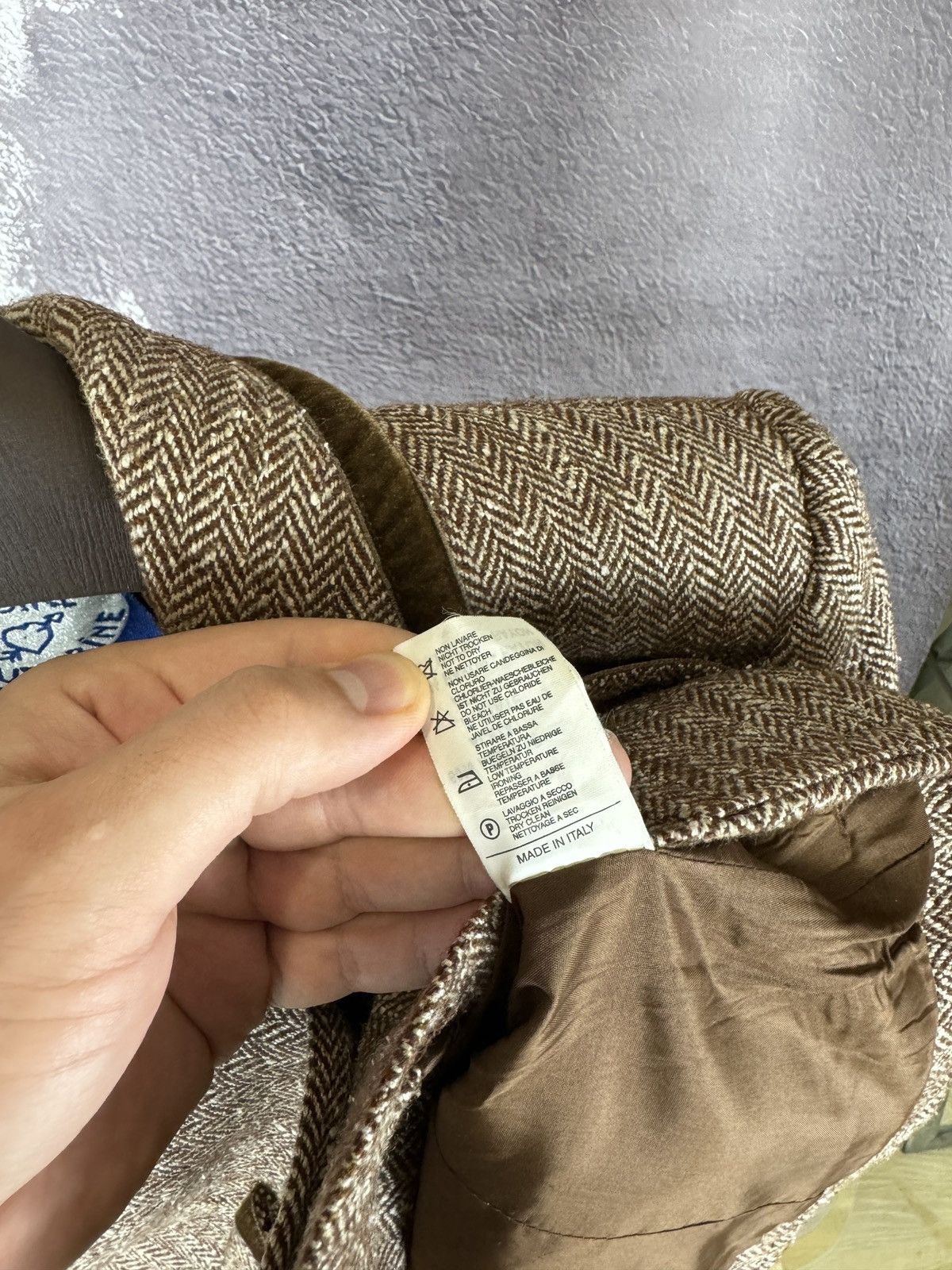 Blumarine Blugirl Blumarine herringbone tweed double-breasted blazer Size M / US 6-8 / IT 42-44 - 13 Thumbnail