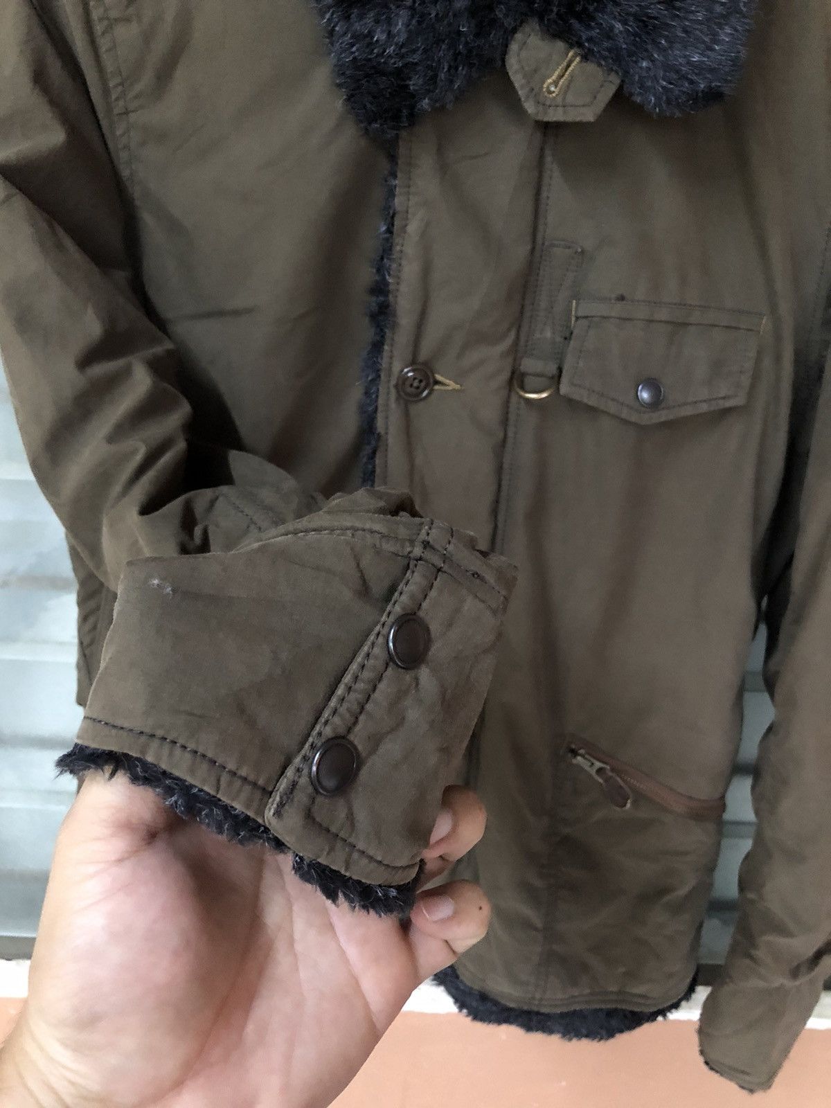 Johnbull Vintage Johnbull Trousers Jacket Cotton Khaki Jacket Size US L / EU 52-54 / 3 - 4 Thumbnail