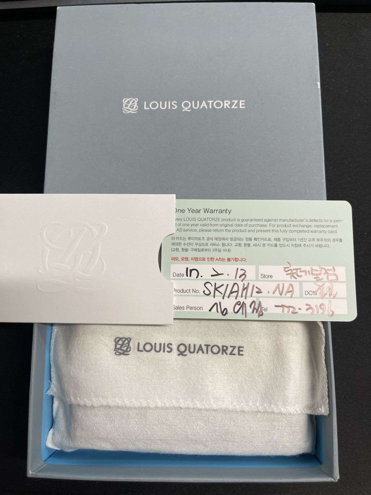 Other Louis Quatorze Men’s Blue Bifold Wallet Size ONE SIZE - 2 Thumbnail