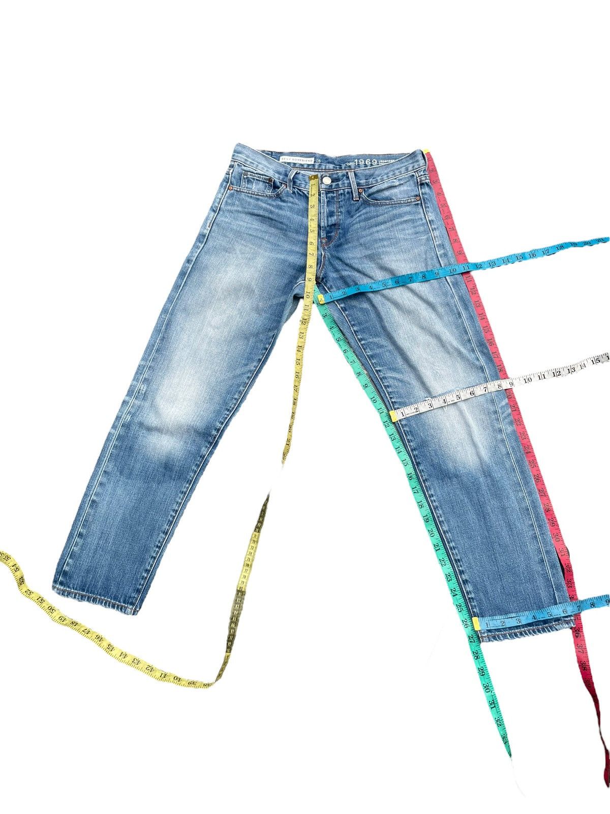 Gap GAP 1969 Distresed Selvedge Jeans Size 30" / US 8 / IT 44 - 13 Thumbnail
