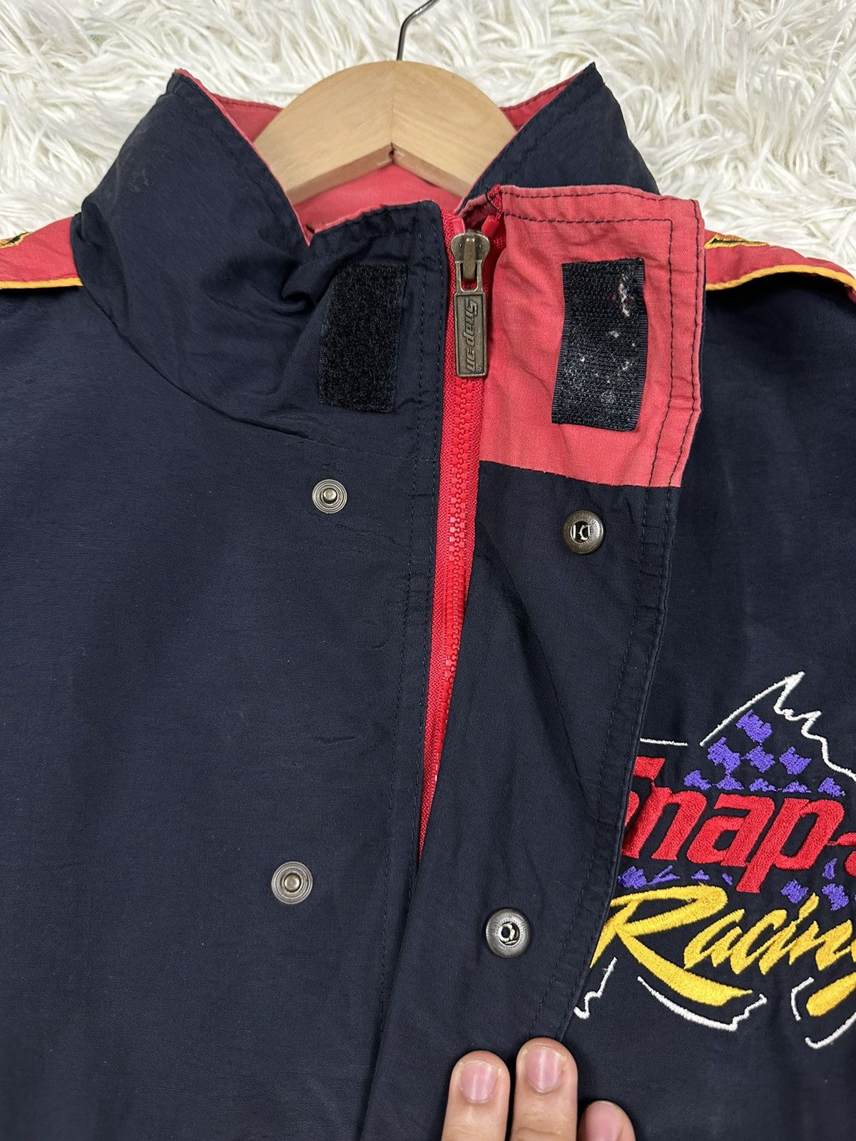 Japanese Brand × Vintage SNAP-ON Racing MotorSport Hooded jacket🔥 Size US L / EU 52-54 / 3 - 7 Thumbnail