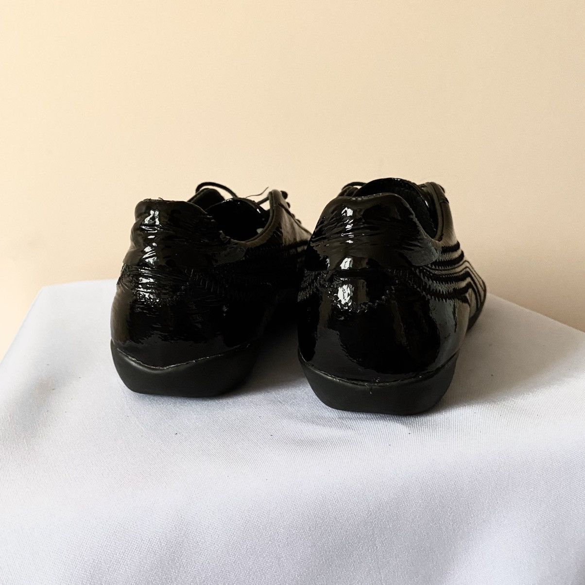Dirk Bikkembergs Puma Glossy Black Shoes Dirk Bikkembergs Style Sneaker Size US 6 / IT 36 - 5 Thumbnail