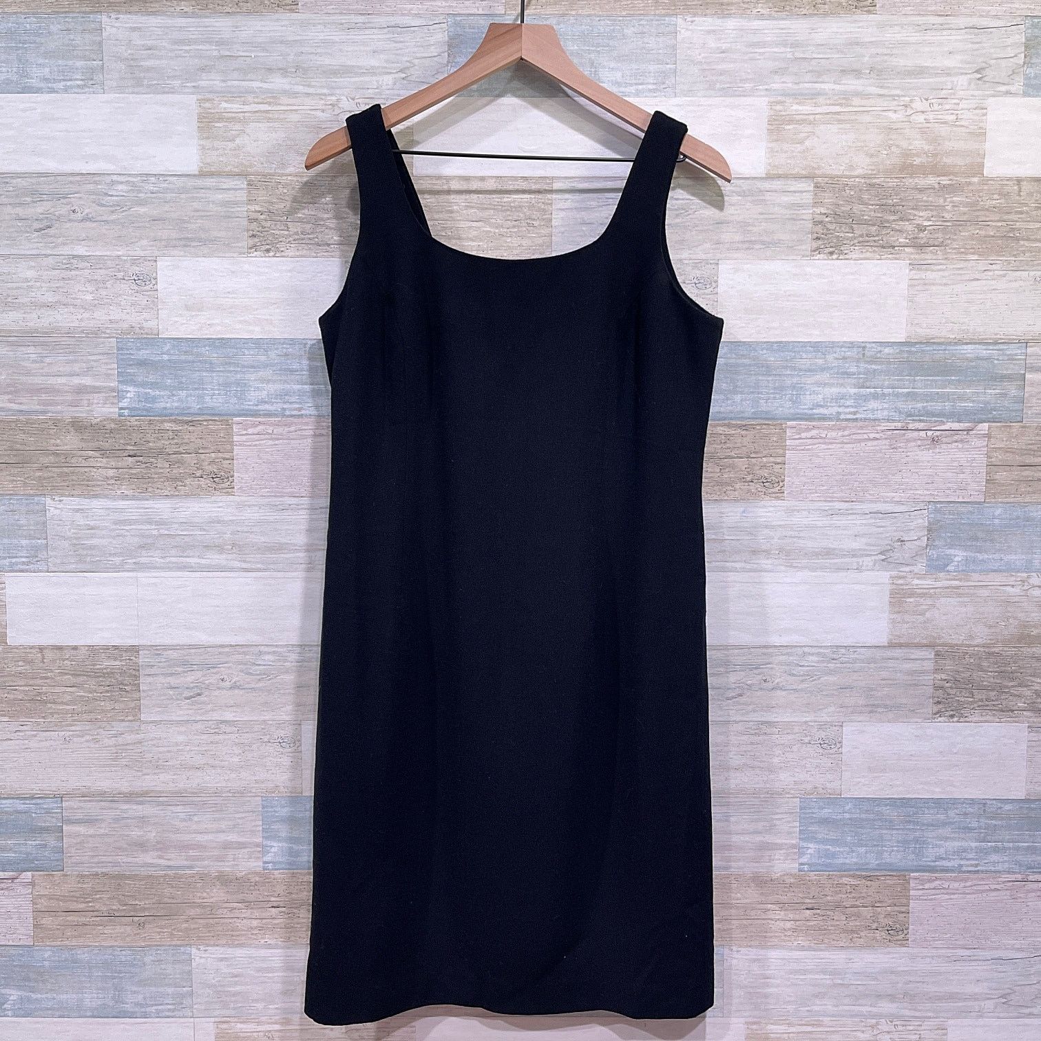 Jones New York × Vintage JONES NEW YORK 100% Worsted Wool Sheath Dress Womens 12 Size XL / US 12-14 / IT 48-50 - 2 Thumbnail