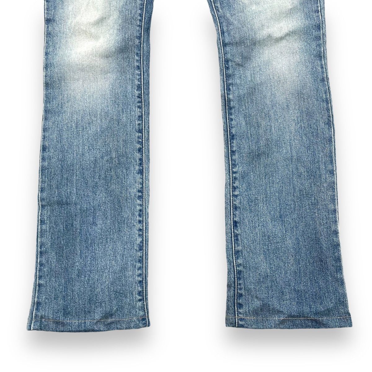 Tornado Mart 🇯🇵 VINTAGE TORNADO MART JAPAN WASHED FLARE DENIM PANTS Size US 34 / EU 50 - 4 Thumbnail
