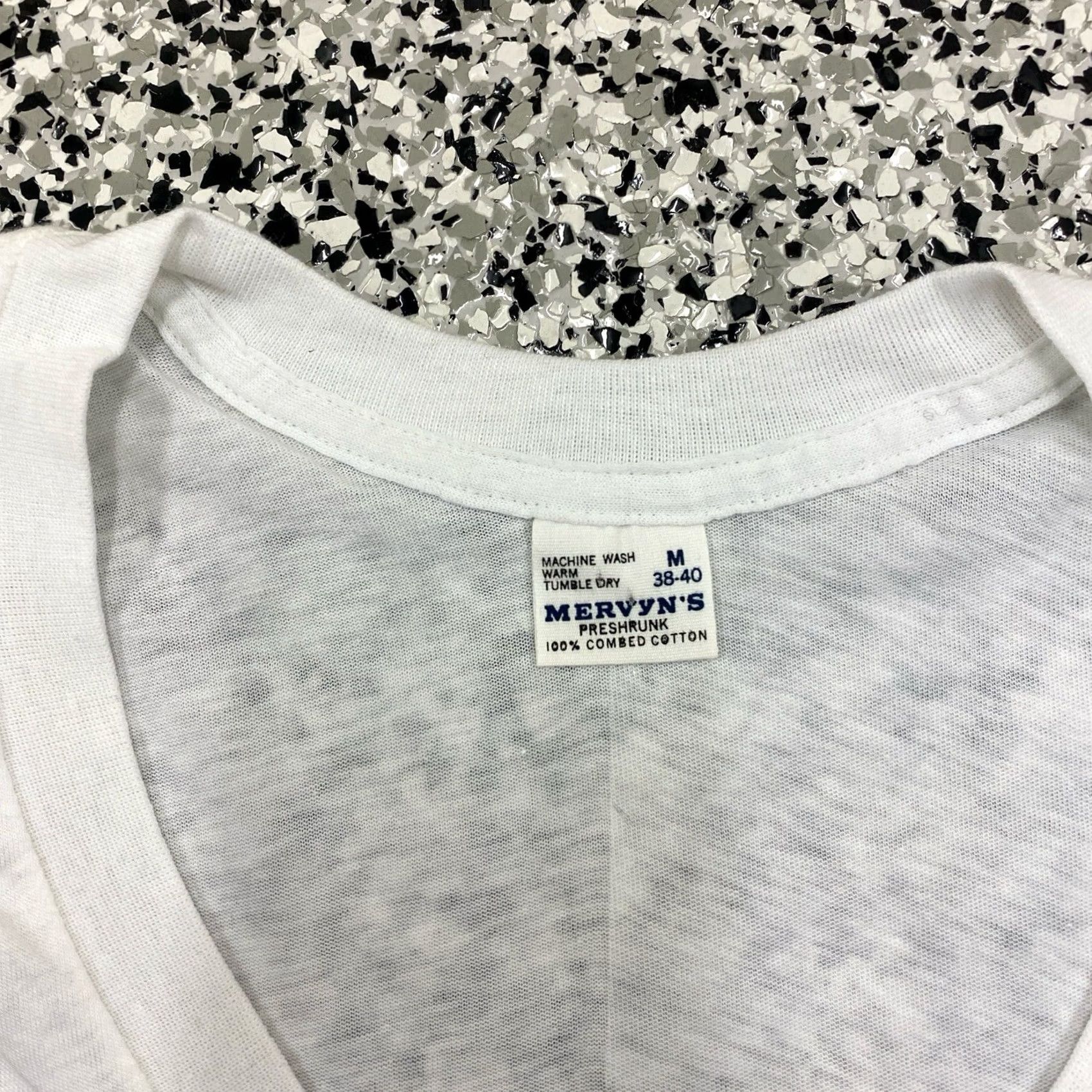 Vintage VINTAGE TownCraft T-Shirt V-Neck White Medium Lot of 2 Mens 60s 70s Size US M / EU 48-50 / 2 - 3 Thumbnail