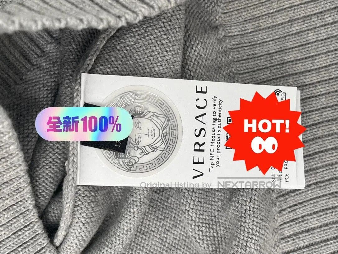 Versace Versace New Logo Print Pullover. Size US XXL / EU 58 / 5 - 7 Thumbnail